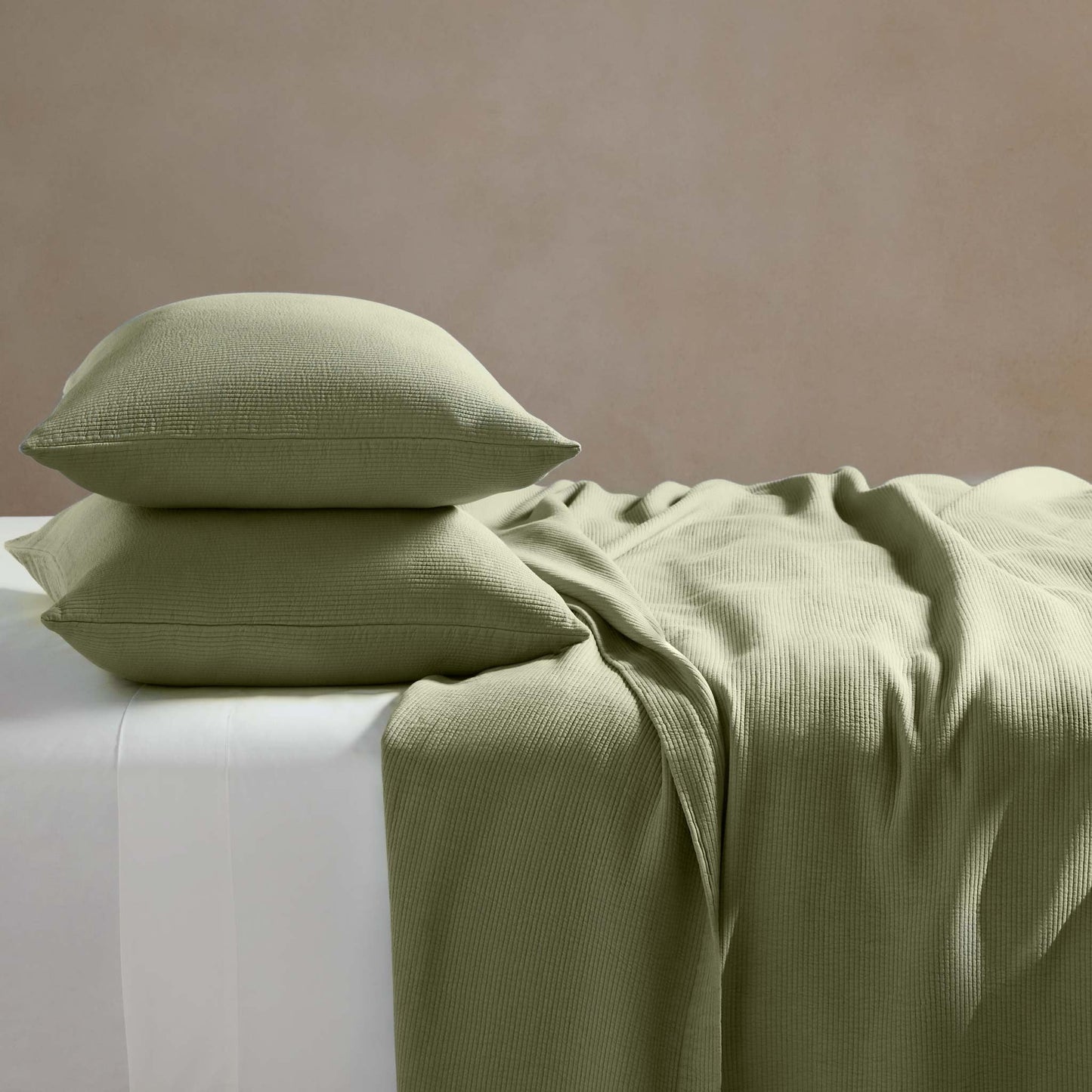 Ribbed Matelasse Sham Set - Last Call