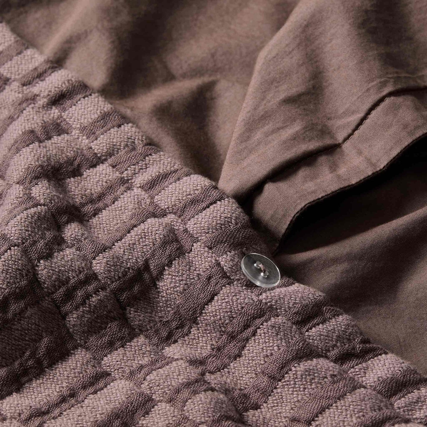 Woven Checkerboard Duvet Cover