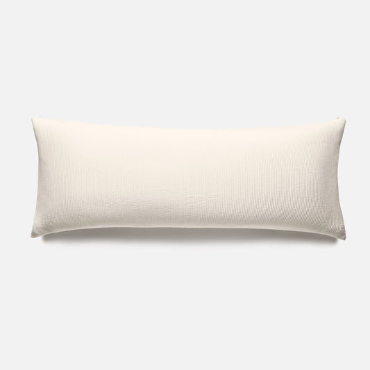 Ribbed Matelasse Lumbar Pillow Cover