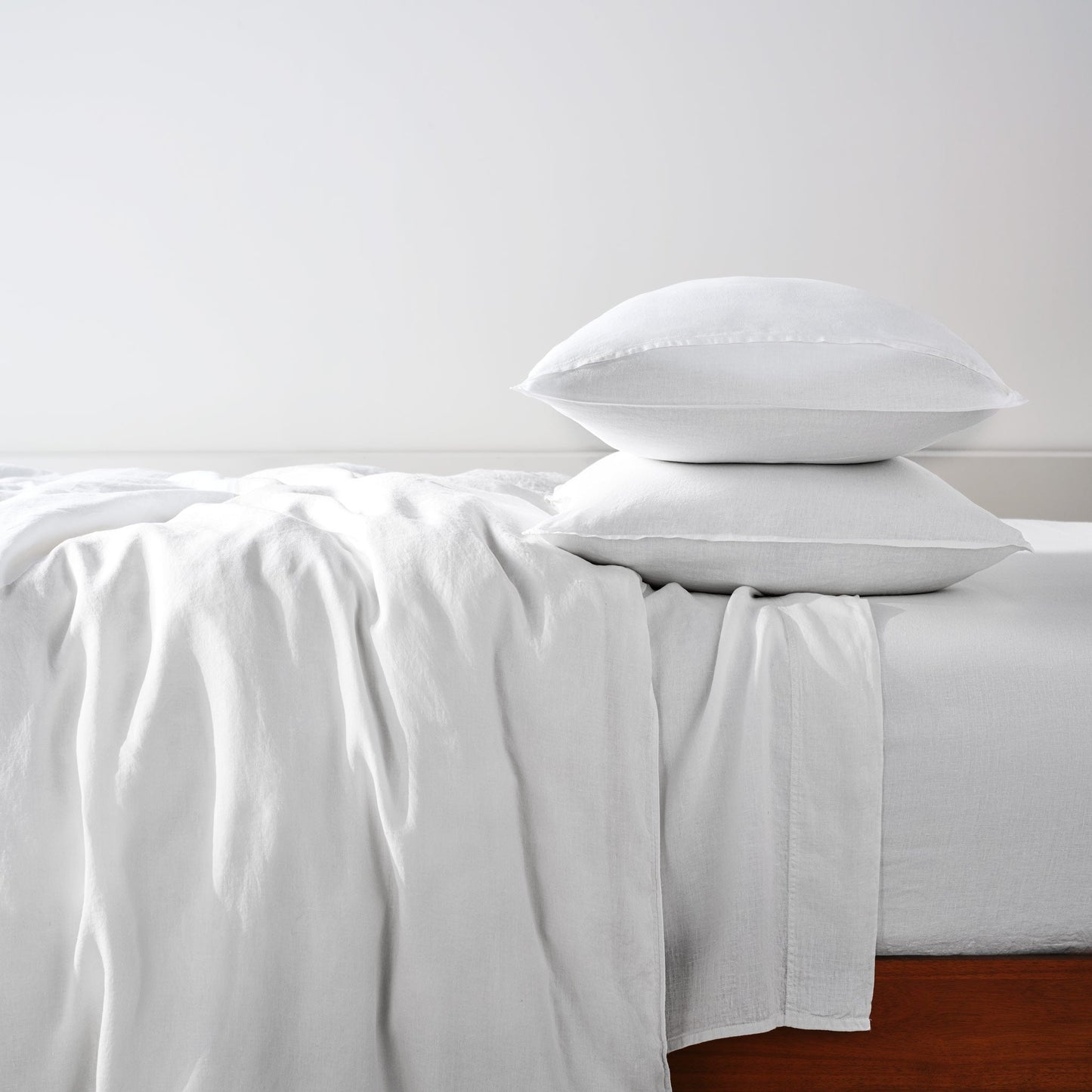 Washed European Linen Pillowcase Set