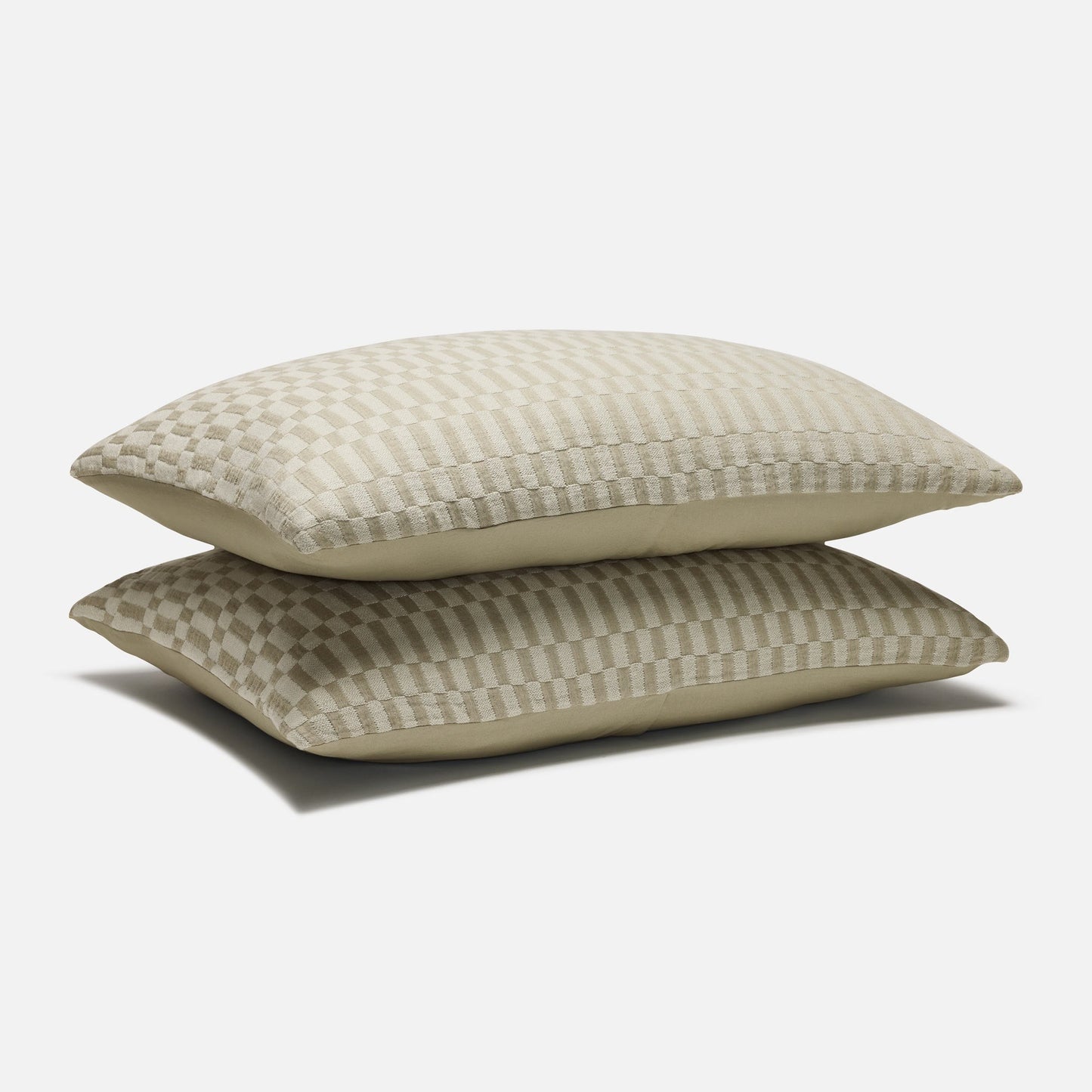 Woven Checkerboard Sham Set