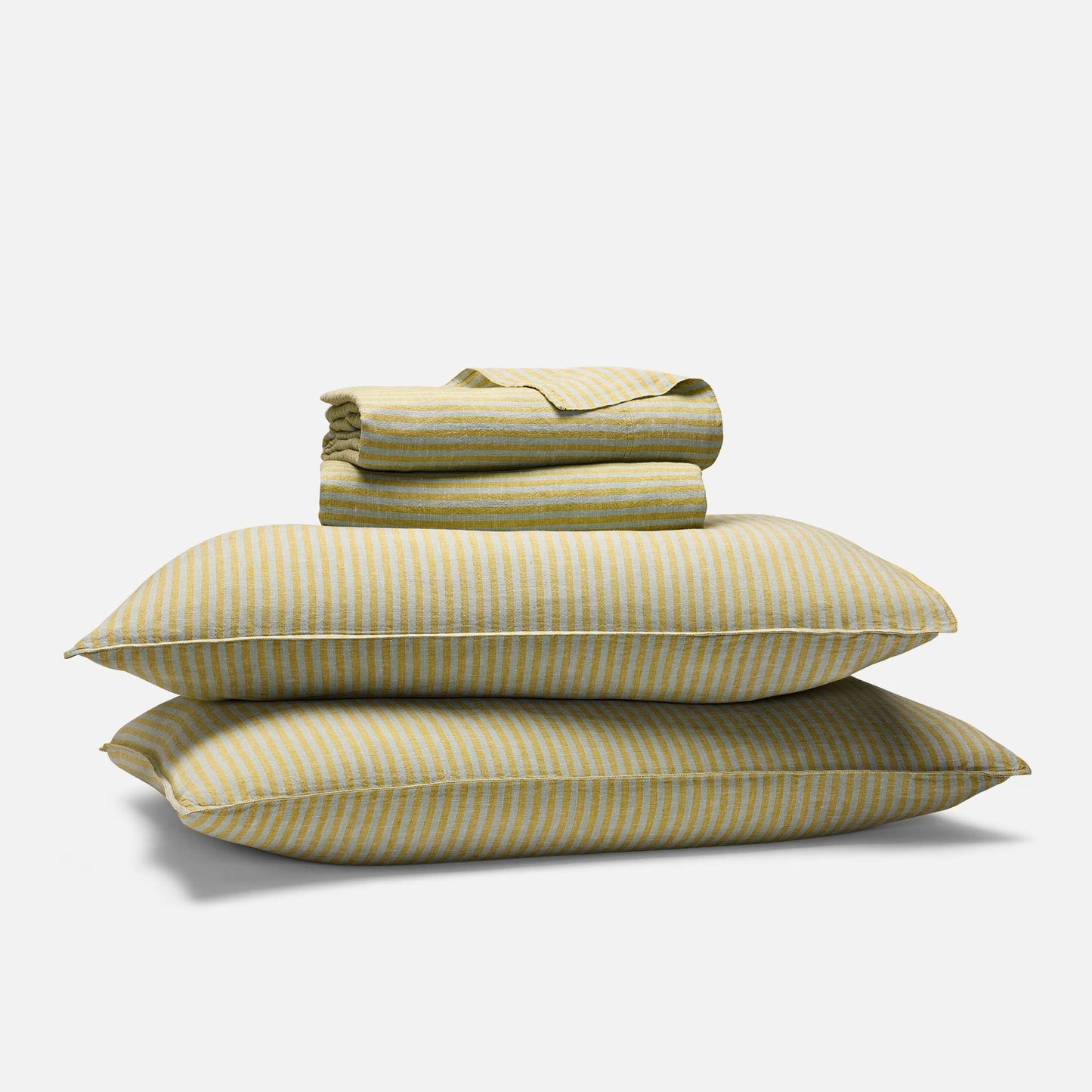 Washed European Linen Core Sheet Set