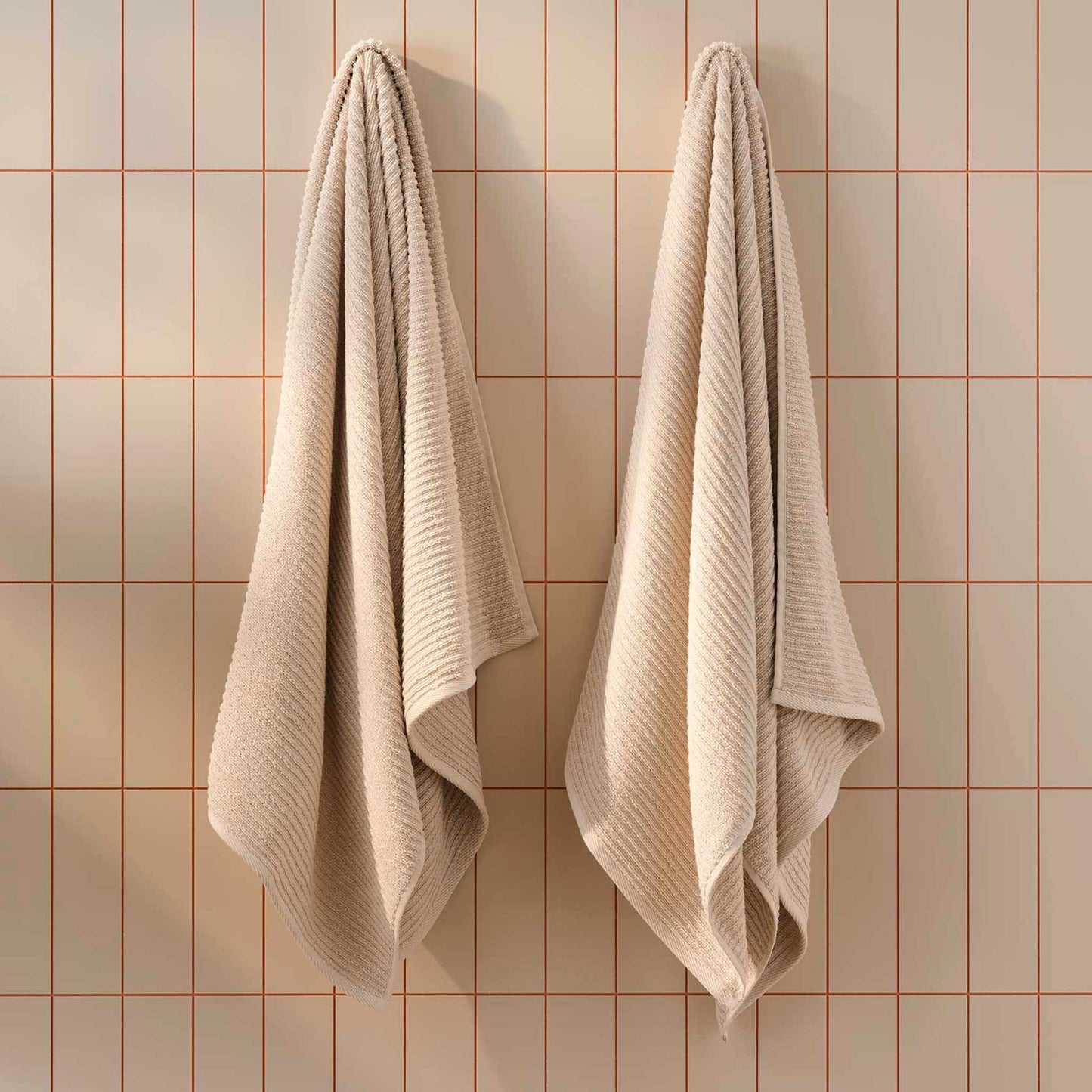 Ribbed Cotton TENCELTM Bath Towel Bundle
