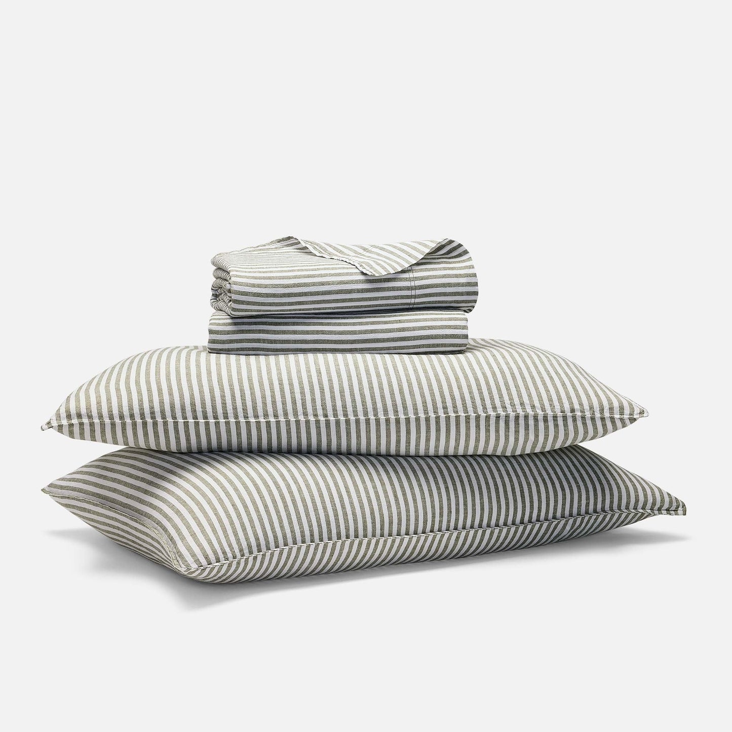 Set of 2 Washed European Linen Core Sheet Set Bundle