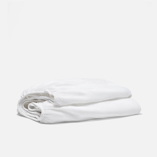 Washed European Linen Fitted Sheet