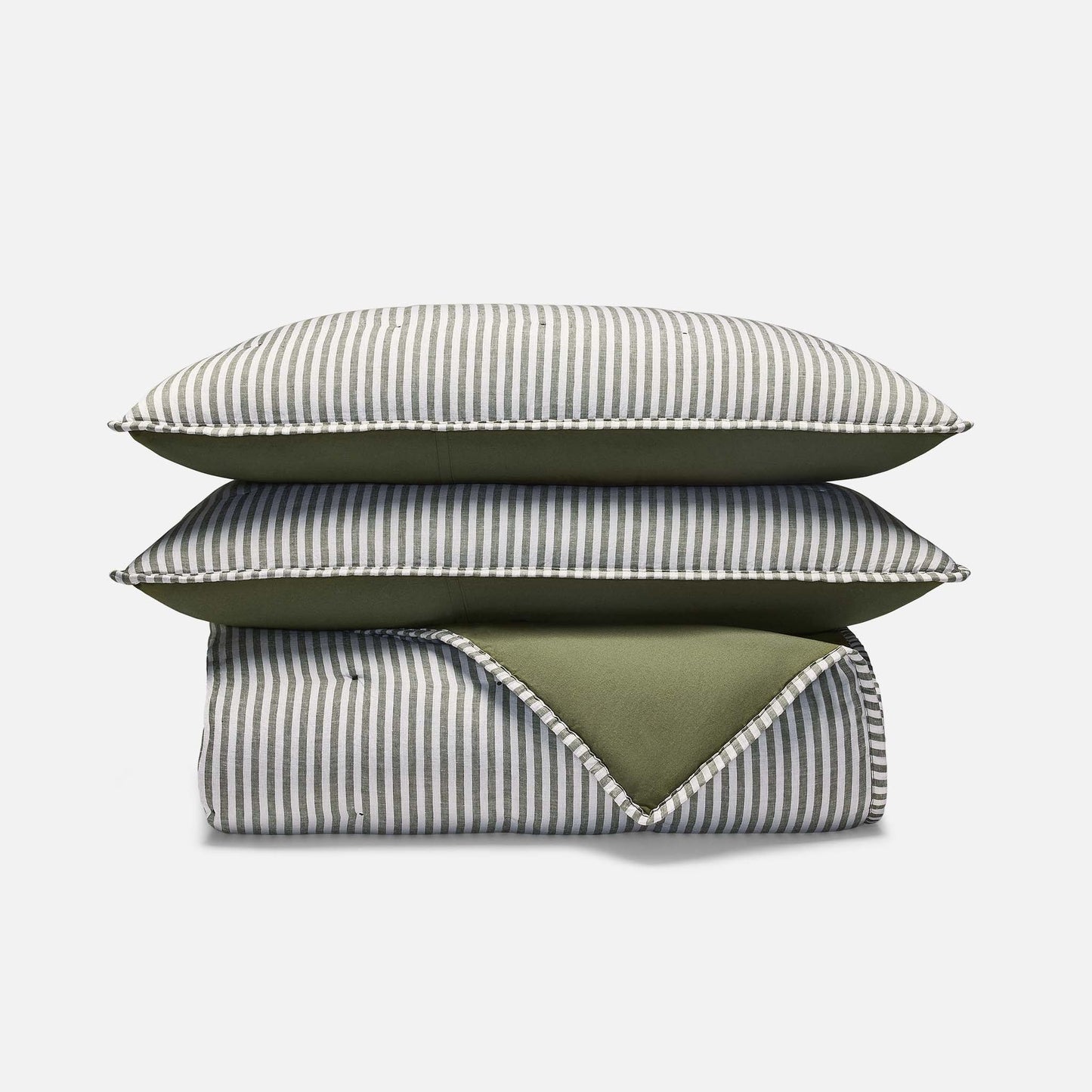 Washed European Linen Quilt Set