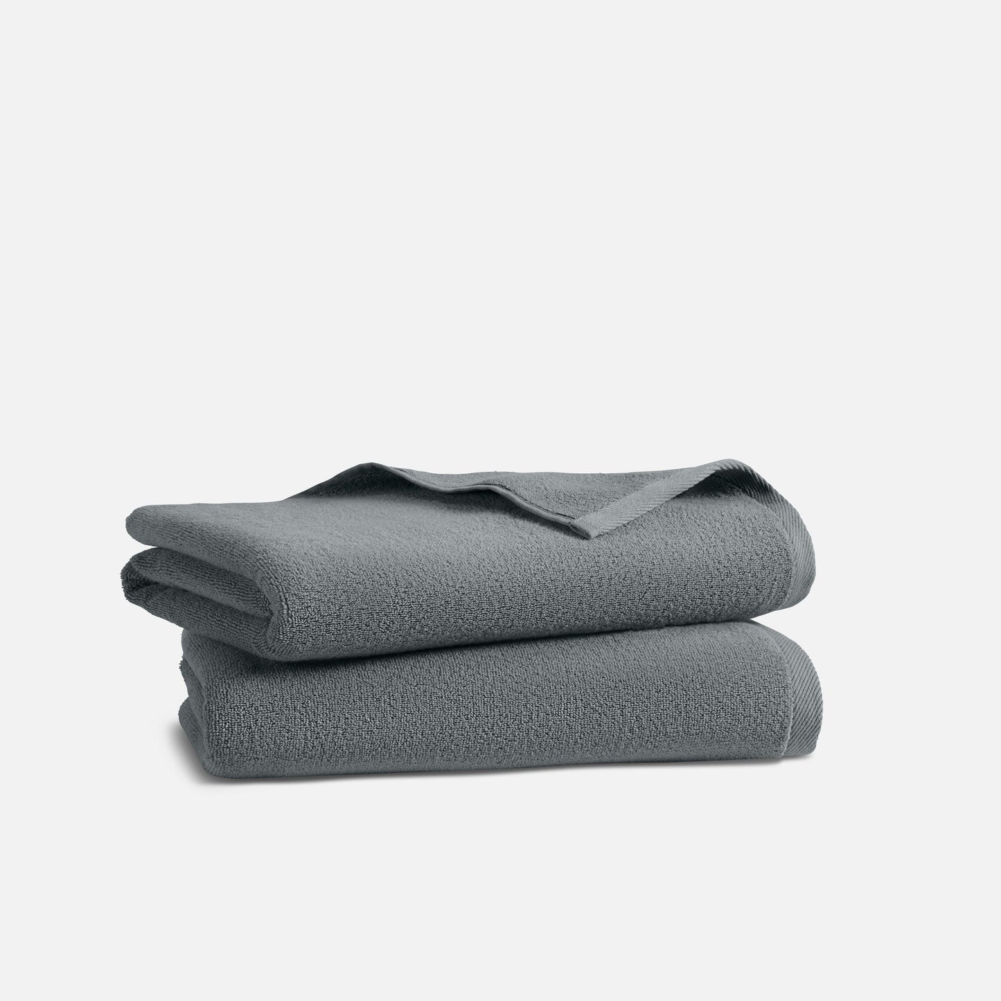 Plush Turkish Cotton Bath Towels Set of 2