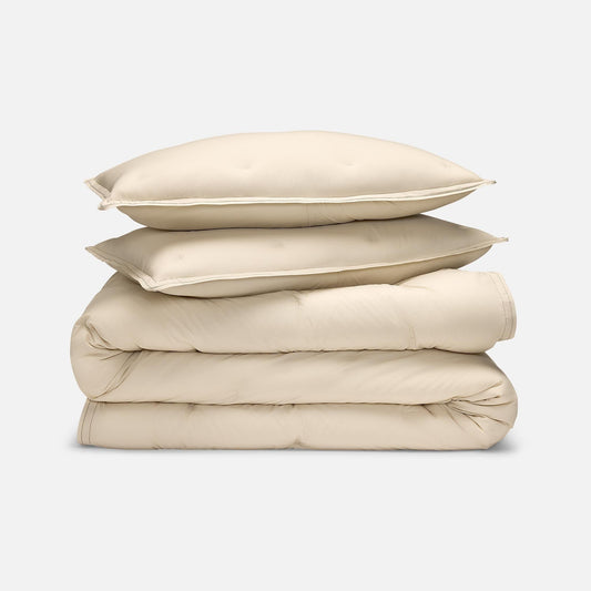 Washed Classic Percale Comforter Set