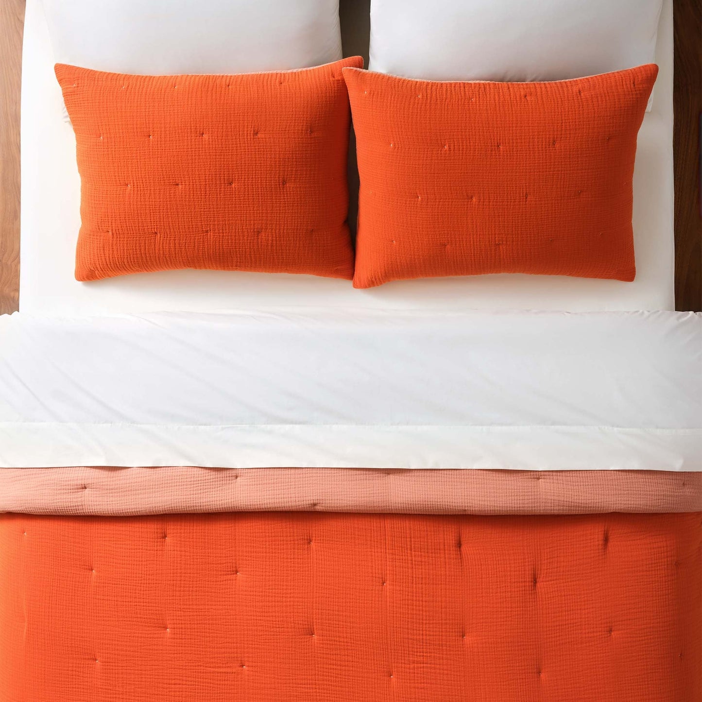 Breezeweave Reversible Cotton Sham Set