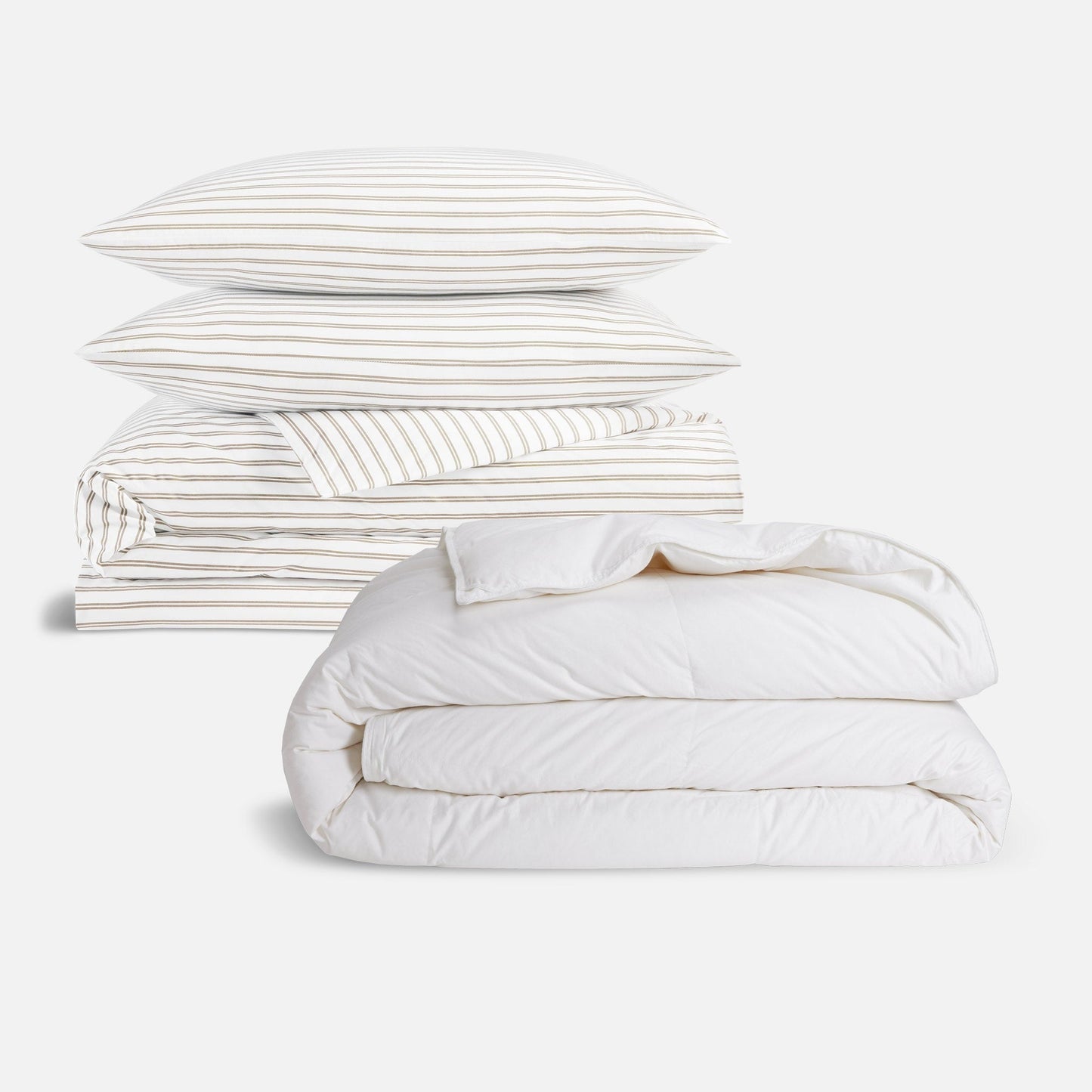 Classic Percale Duvet Set Bundle