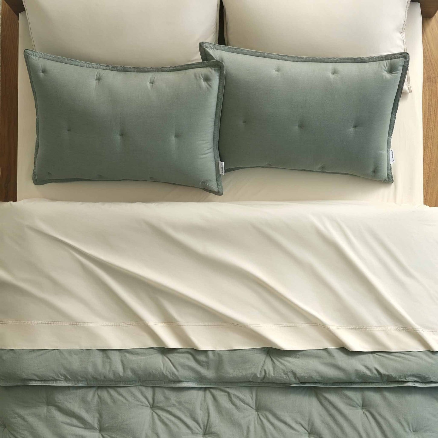 Washed Classic Percale Comforter Set