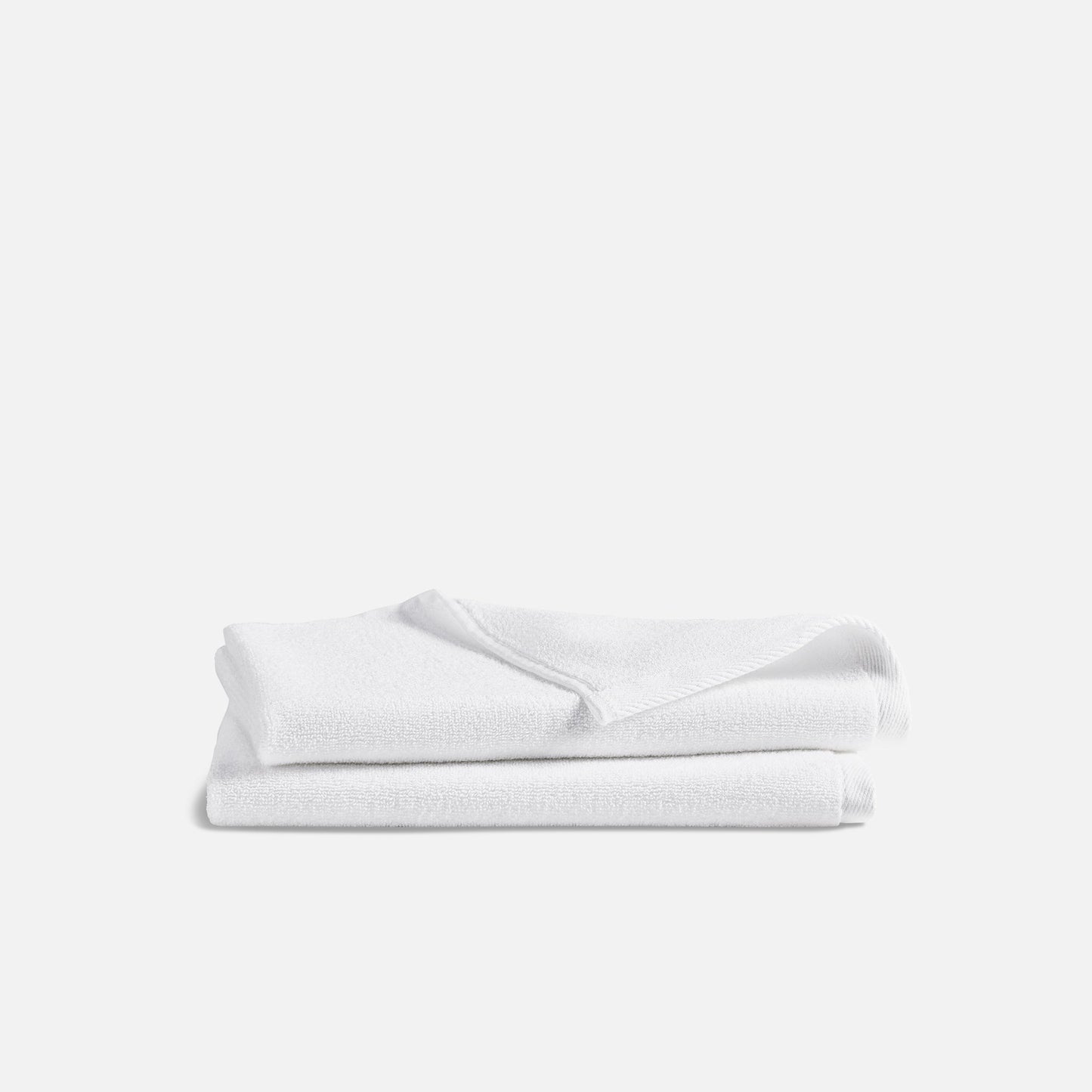 Plush Turkish Cotton Hand Towels Set of 2