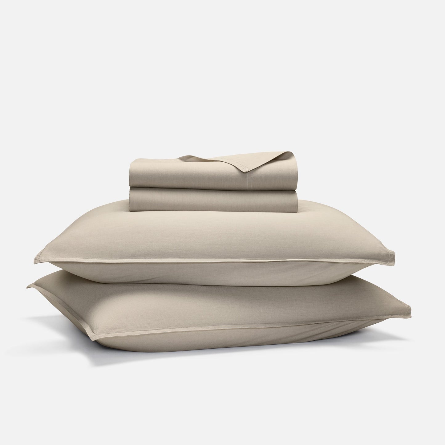 Set of 2 Washed Classic Percale Core Sheet Set Bundle