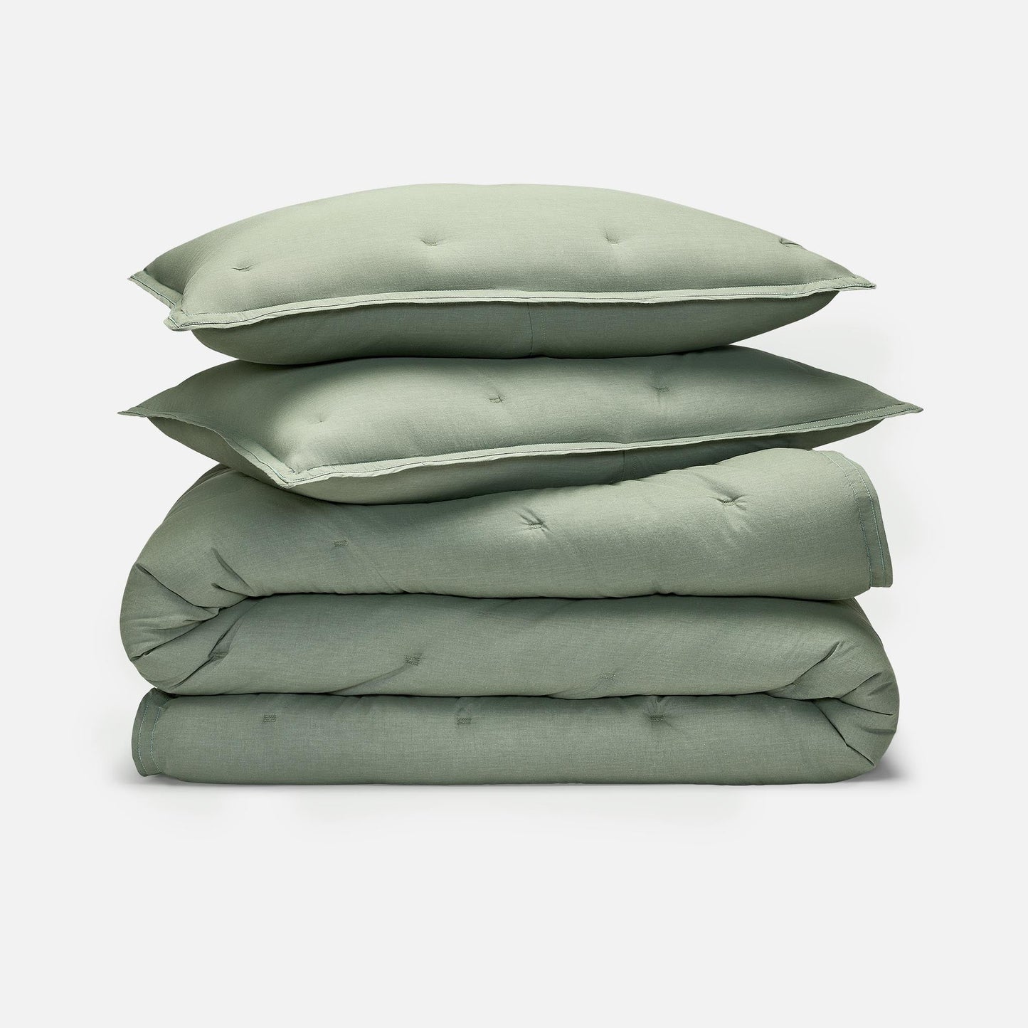 Washed Classic Percale Comforter Set