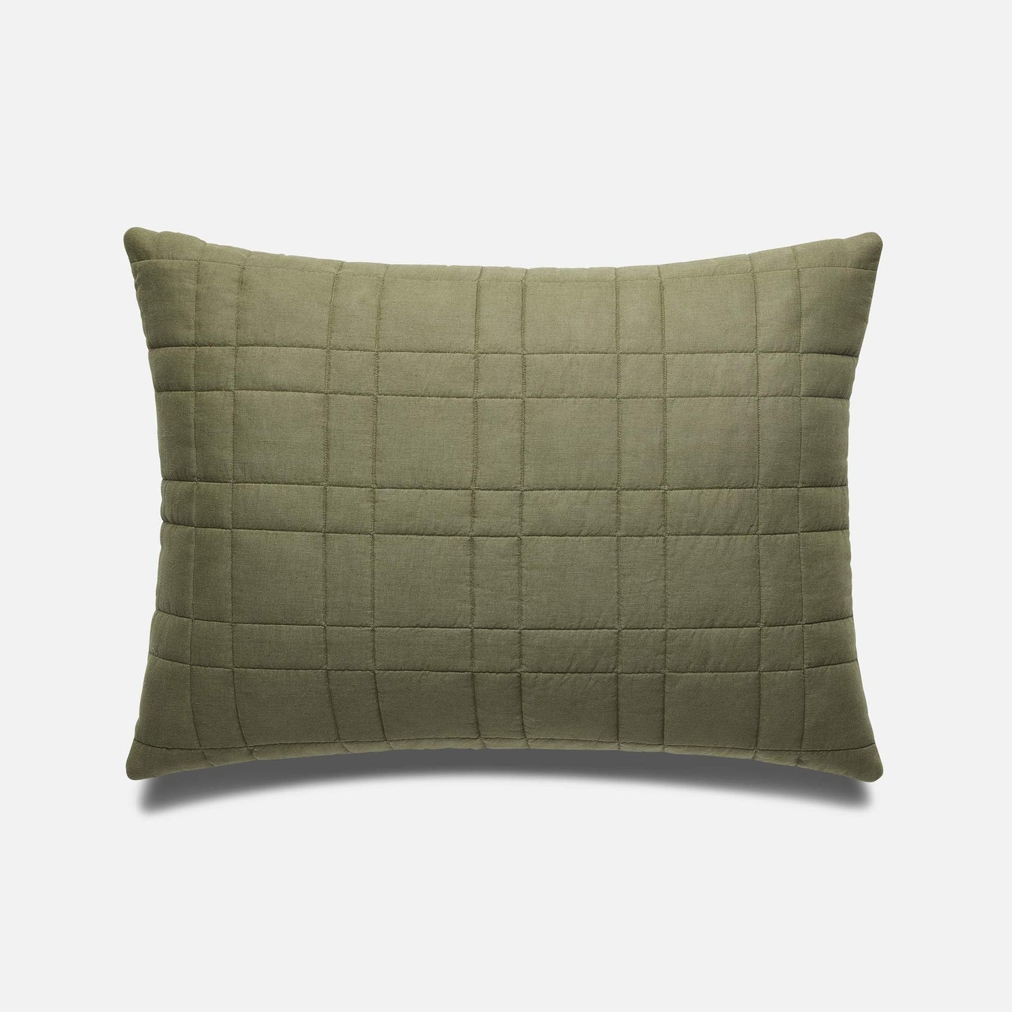 Washed European Linen Quilted Sham Set - Last Call