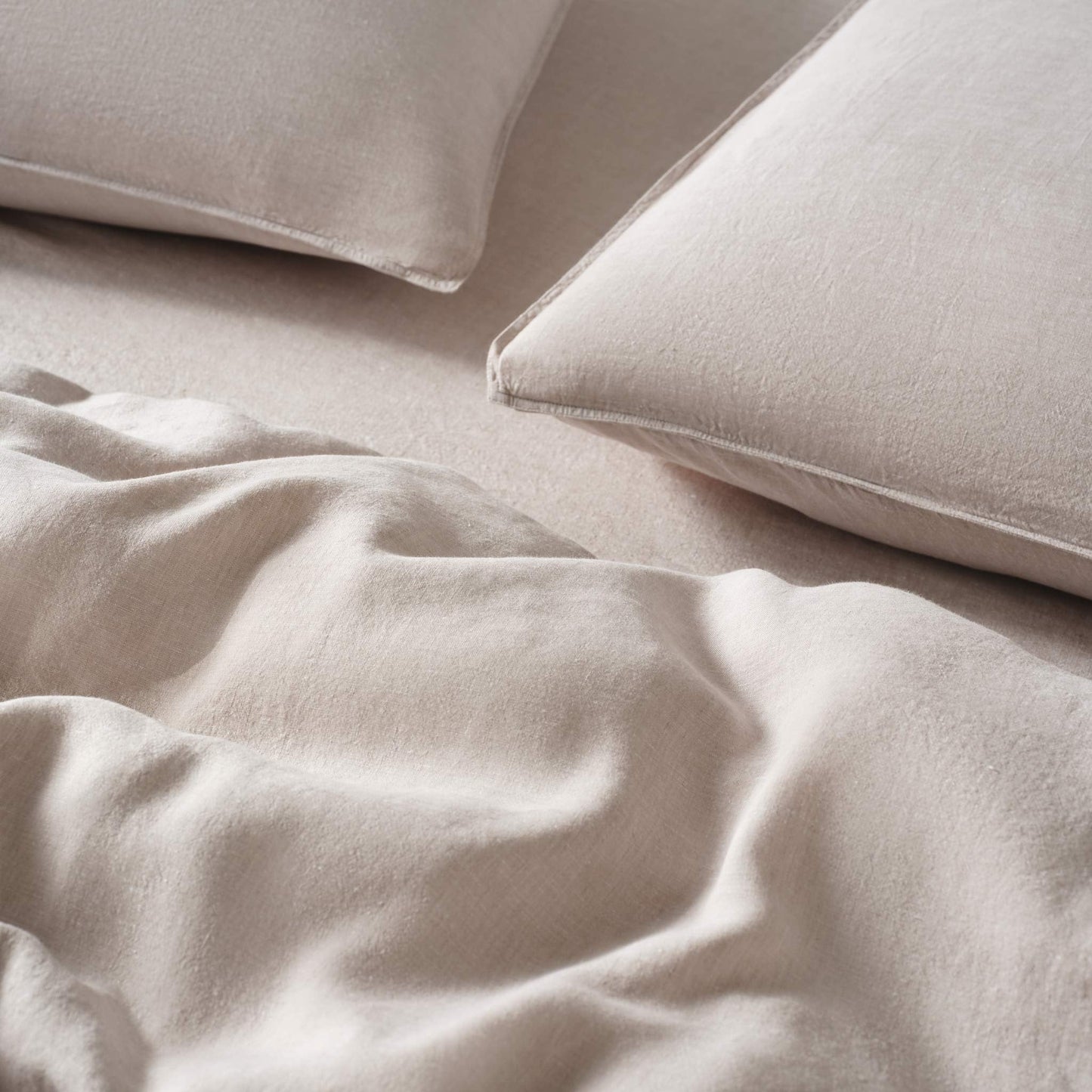 Washed European Linen Duvet Set Bundle