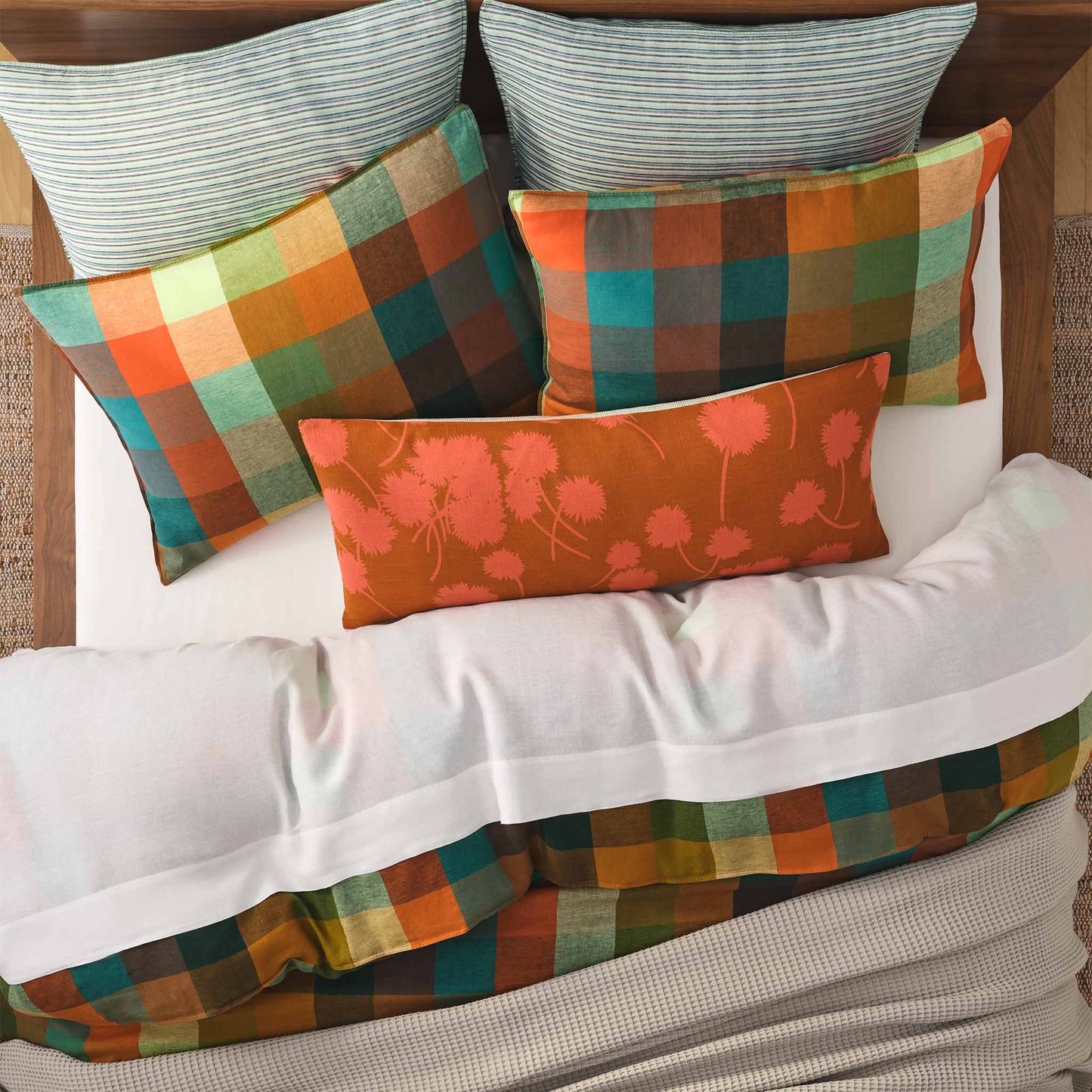 Dandelion Lumbar Pillow Cover