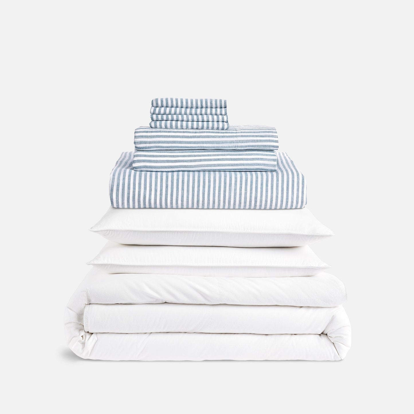 Washed European Linen Whole Bedding Bundle