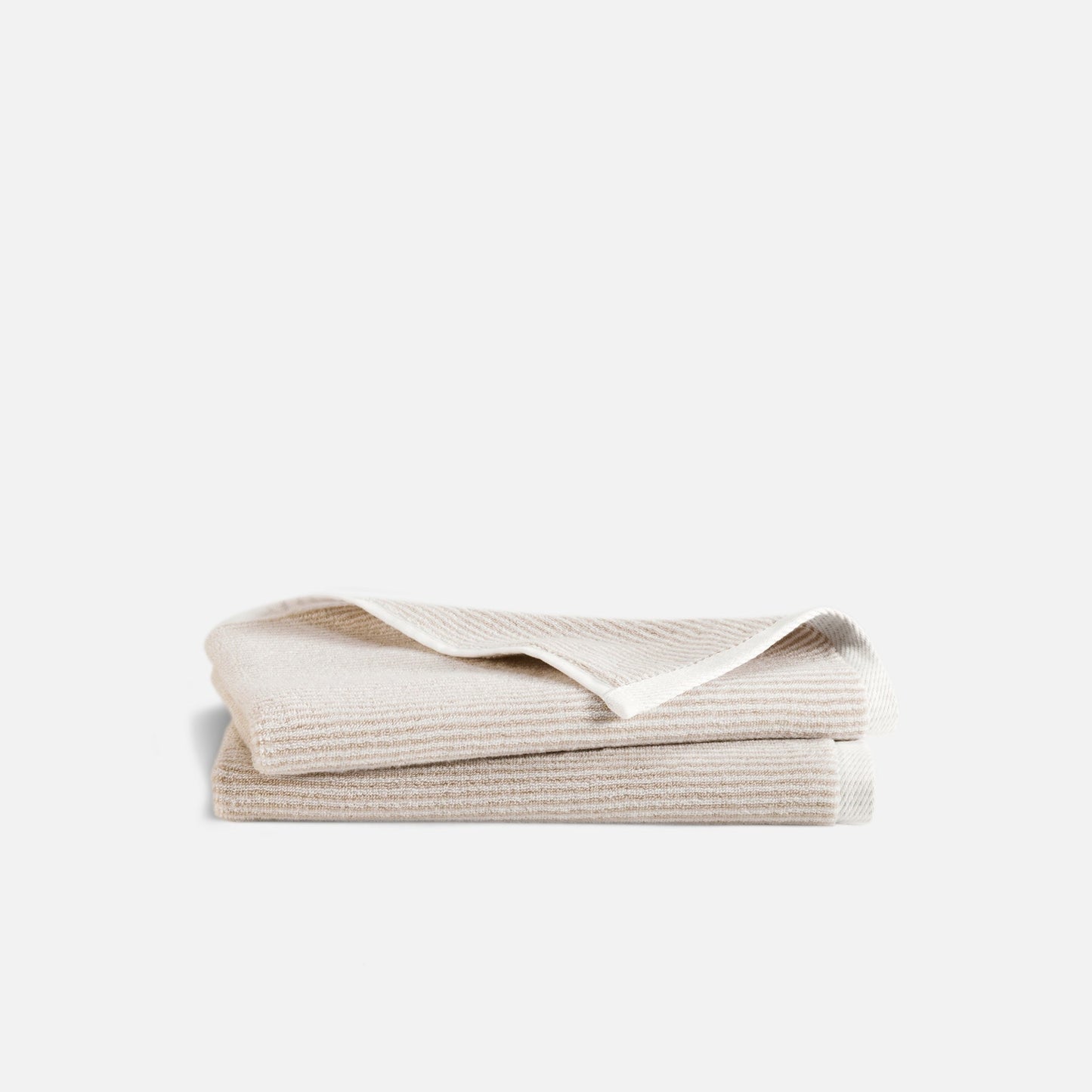 Plush Turkish Cotton Hand Towels Set of 2