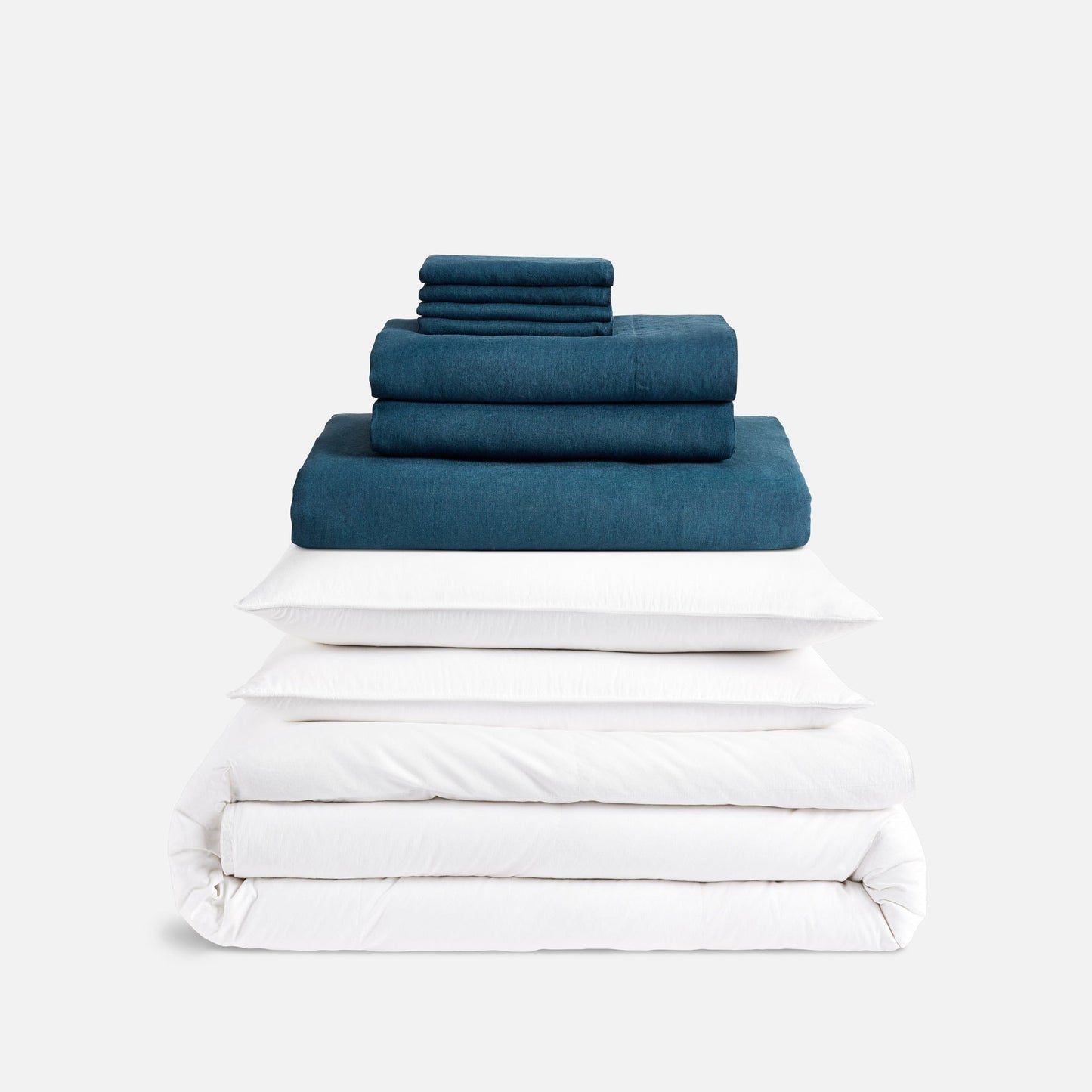 Washed European Linen Whole Bedding Bundle