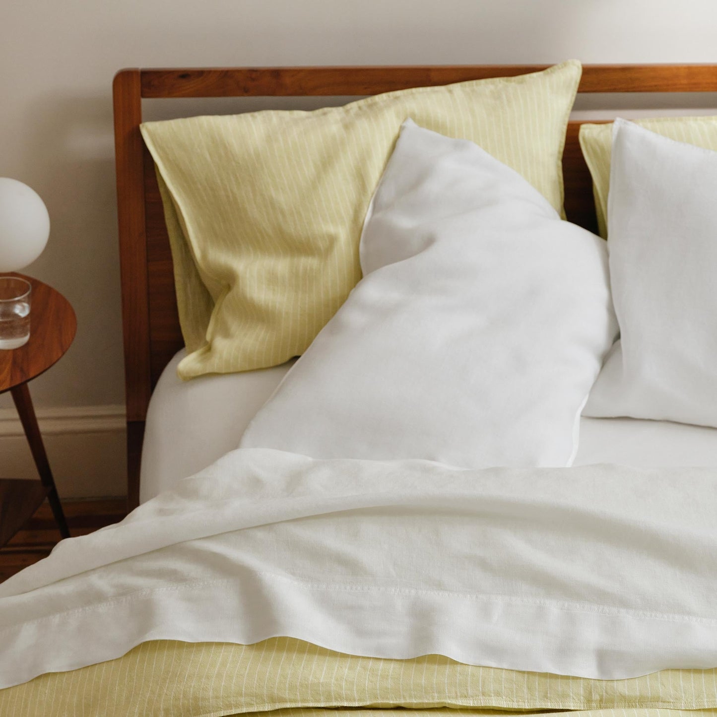 Washed European Linen Core Sheet Set