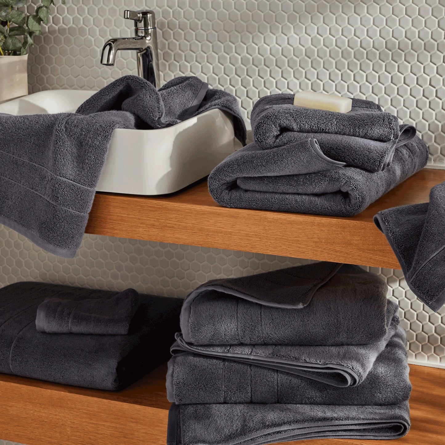 Gift Classic Turkish Cotton Bath Sheets Set of 2