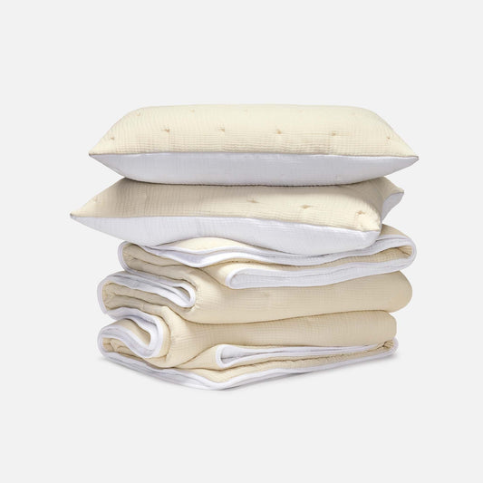 Breezeweave Reversible Cotton Comforter Set