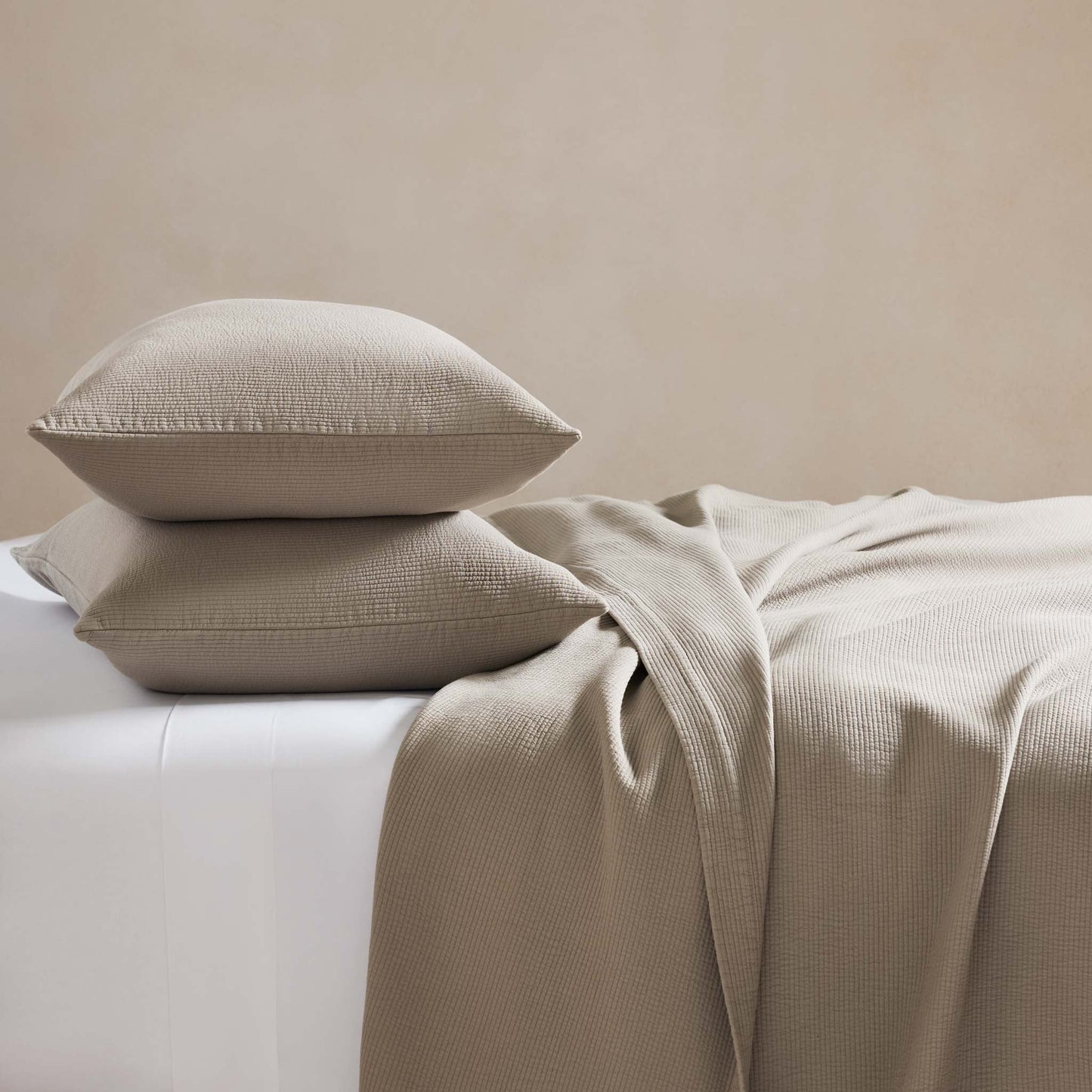 Ribbed Matelasse Sham Set - Last Call