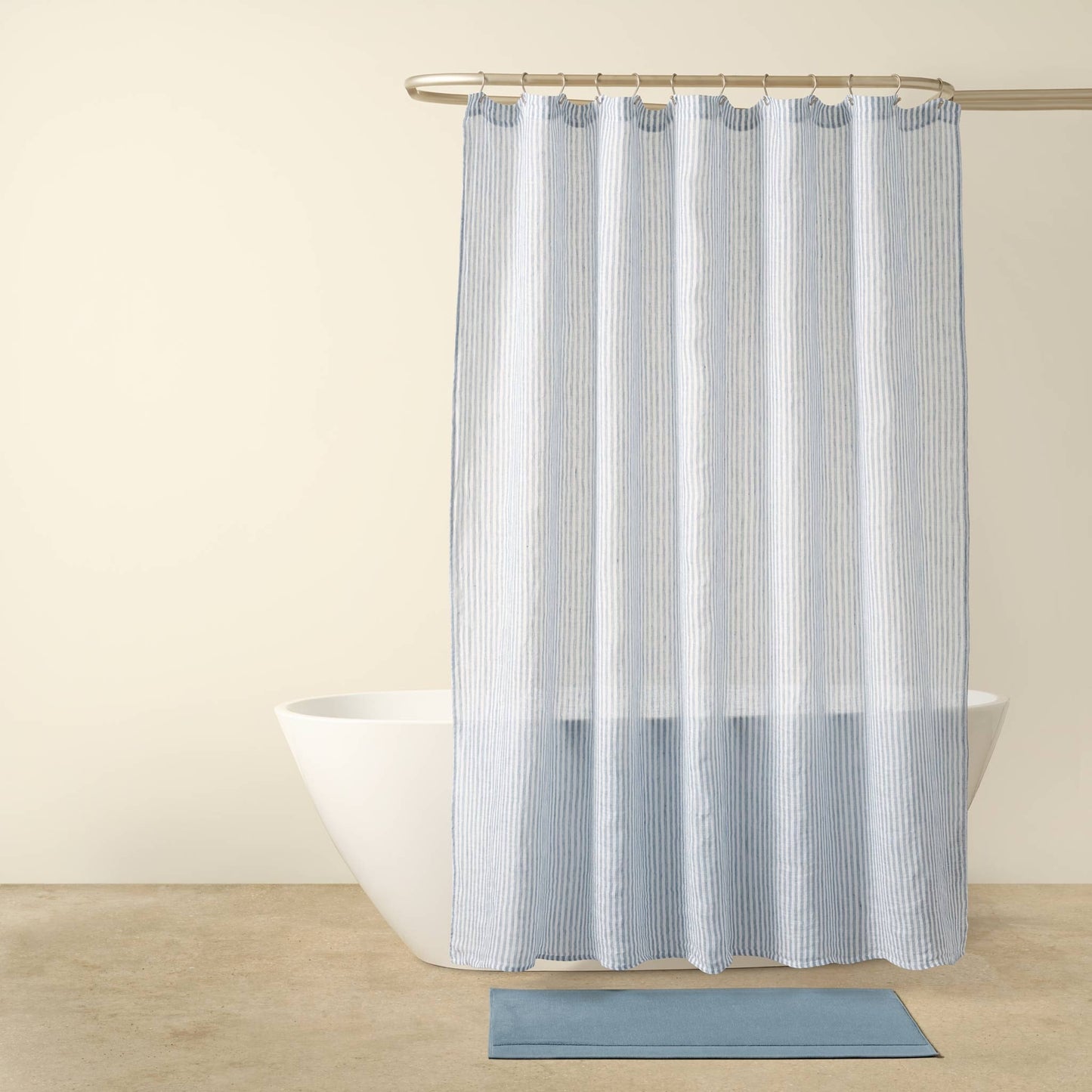 Linen Shower Curtain