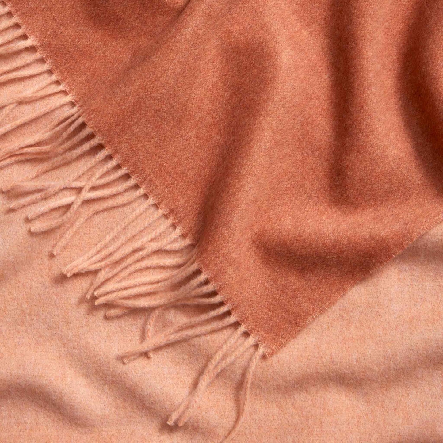 Two-Toned Lambswool Throw Blanket
