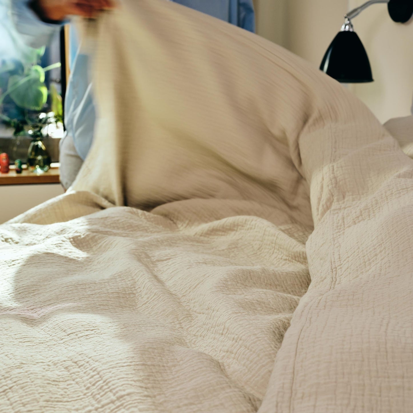 Breezeweave Crinkle Cotton Duvet Cover