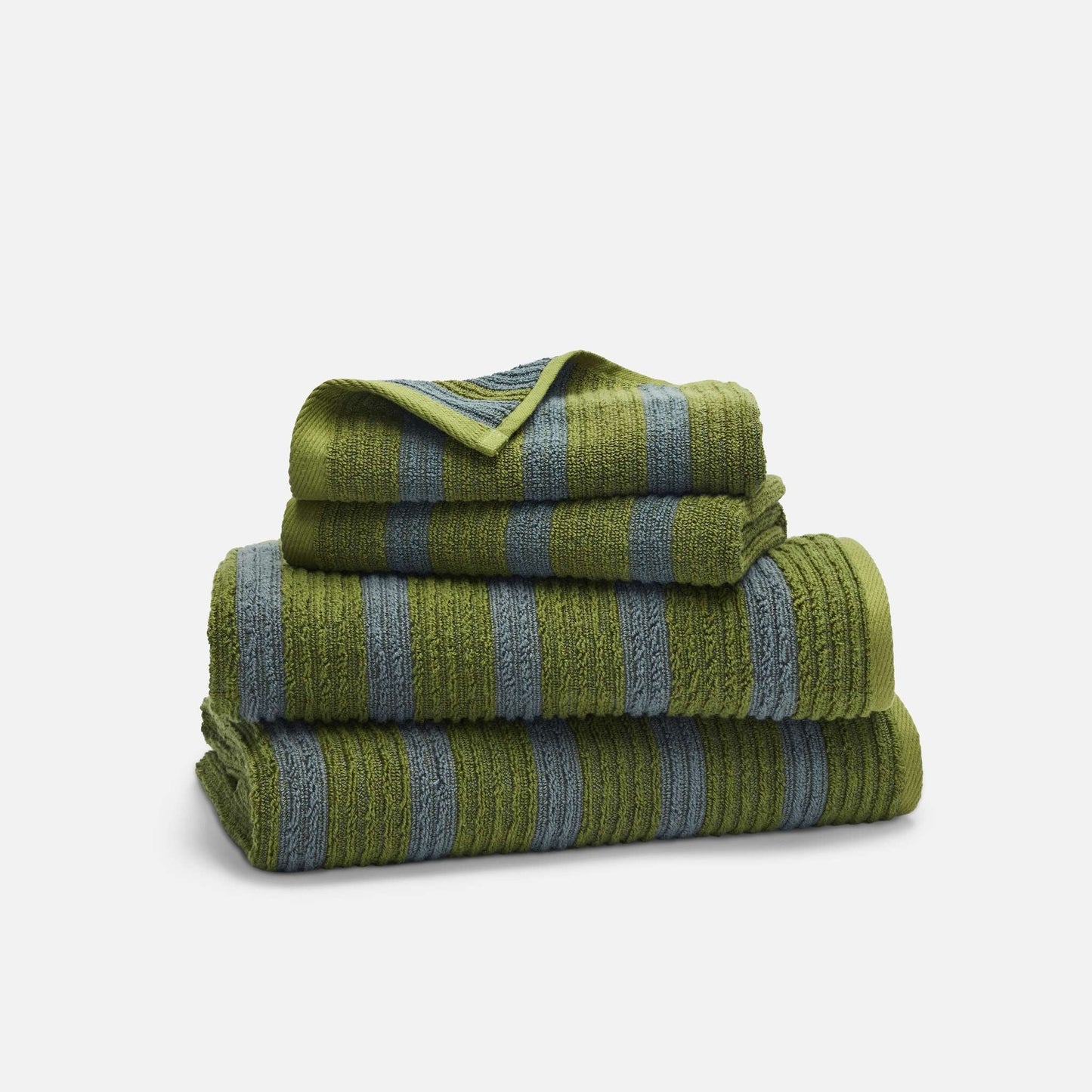 Ribbed Cotton TENCELTM Bath Towel Bundle