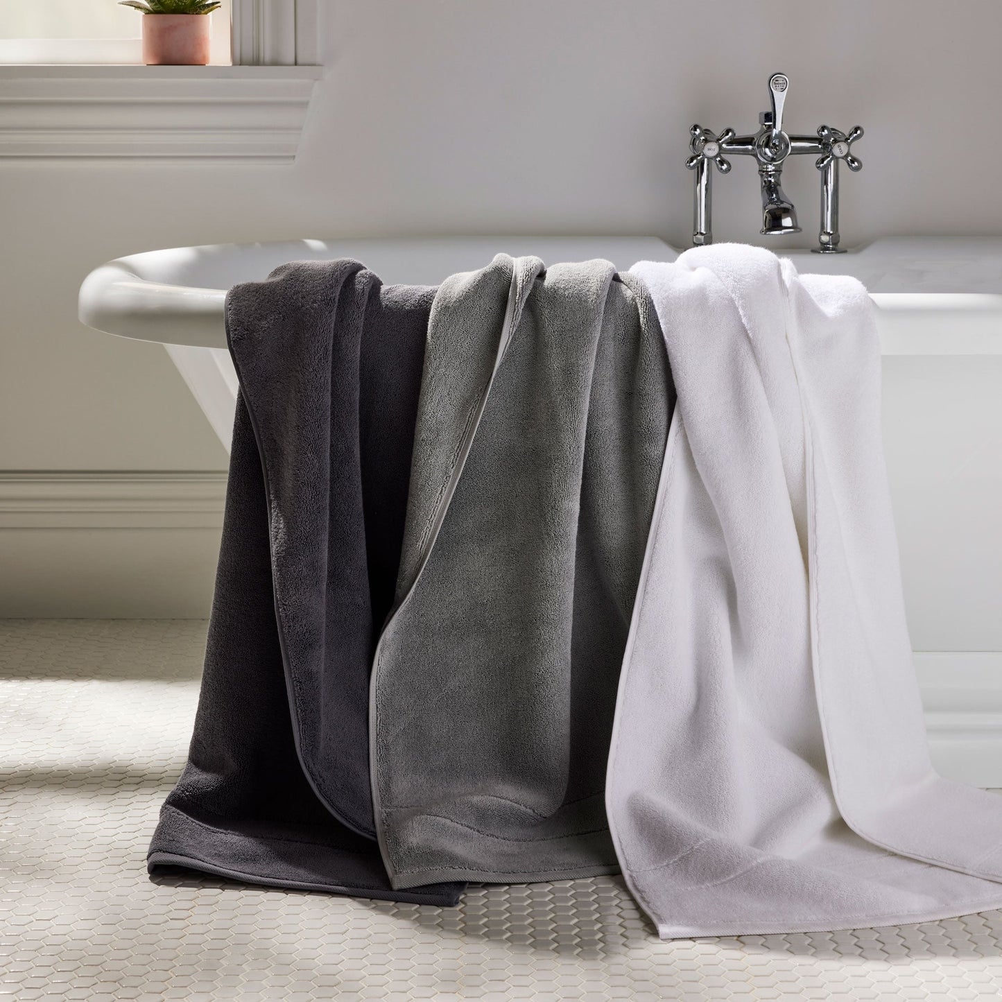 Gift Classic Turkish Cotton Bath Sheets Set of 2