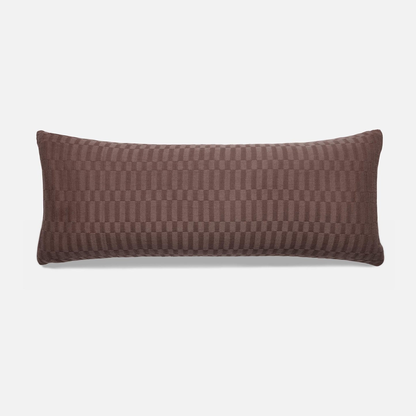 Woven Checkerboard Lumbar Pillow Cover