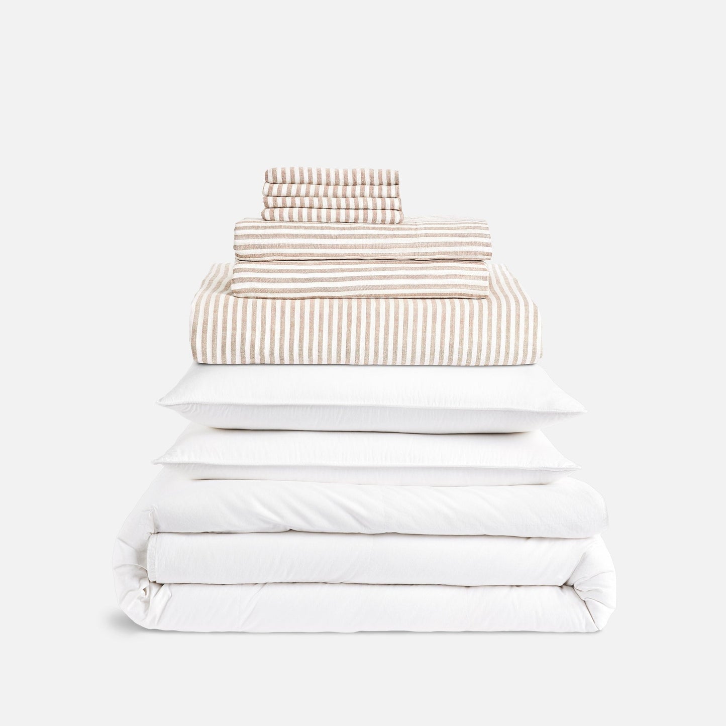 Washed European Linen Whole Bedding Bundle