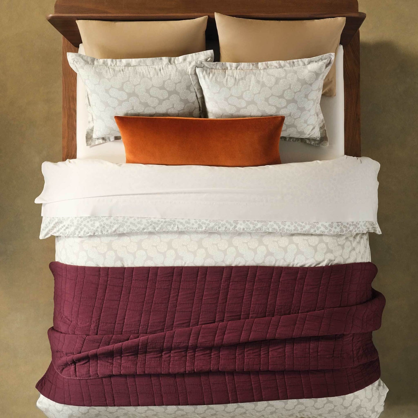 Cotton Velvet Lumbar Pillow Cover