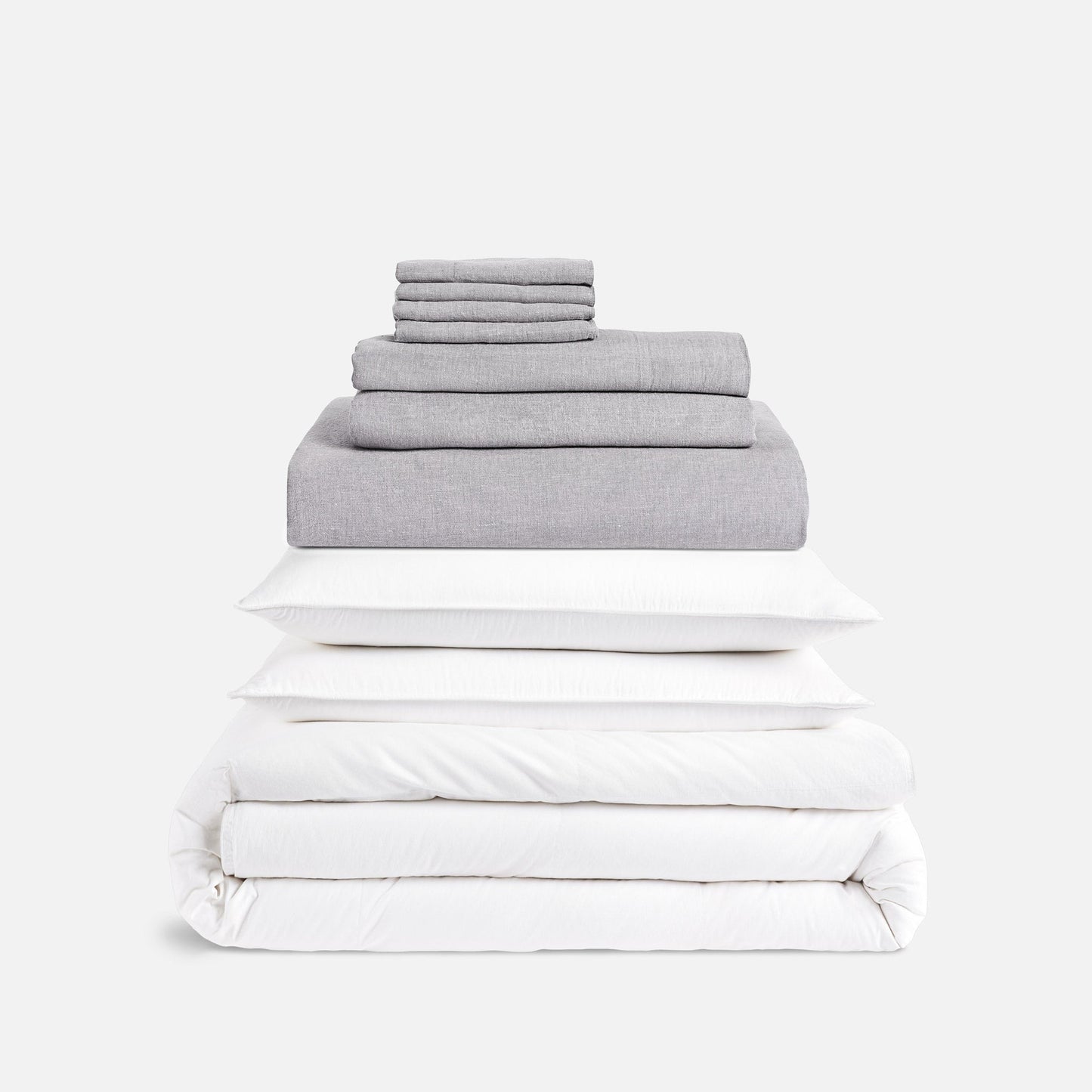 Washed European Linen Whole Bedding Bundle