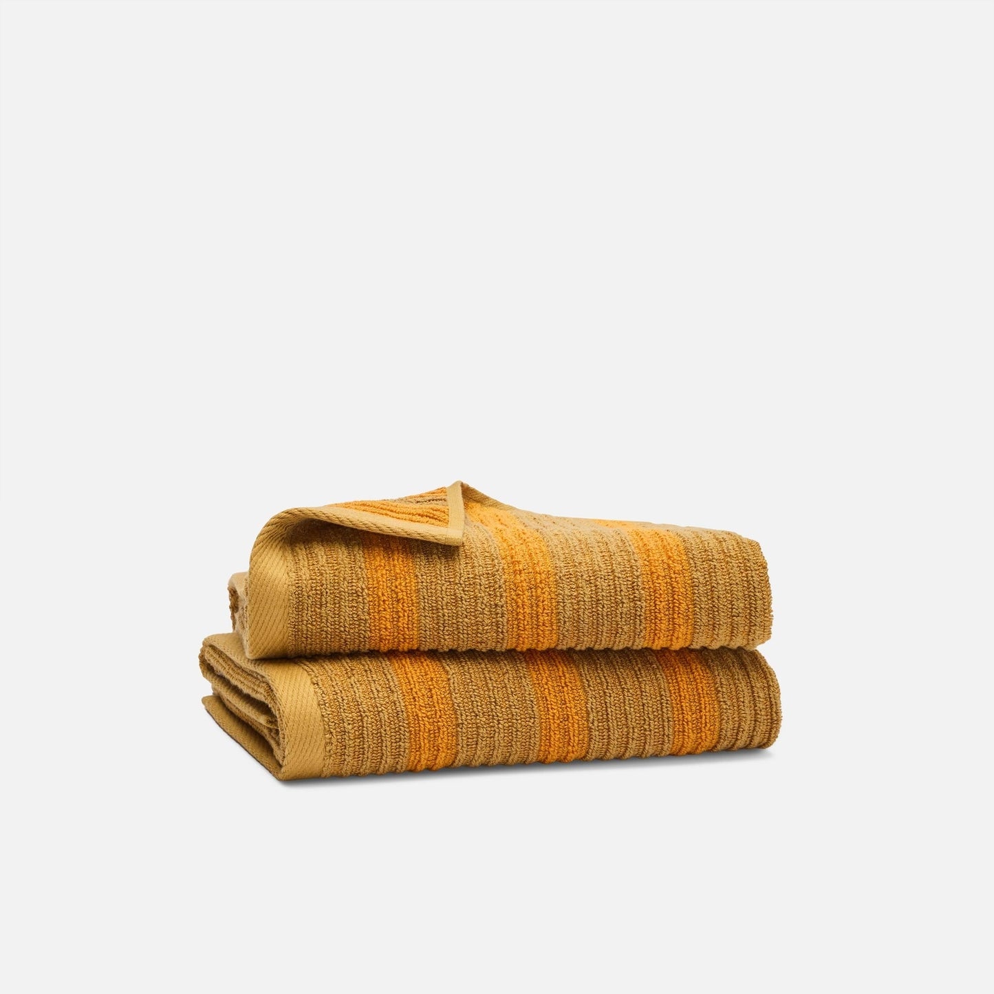 Ribbed Cotton TENCELTM Hand Towels Set of 2