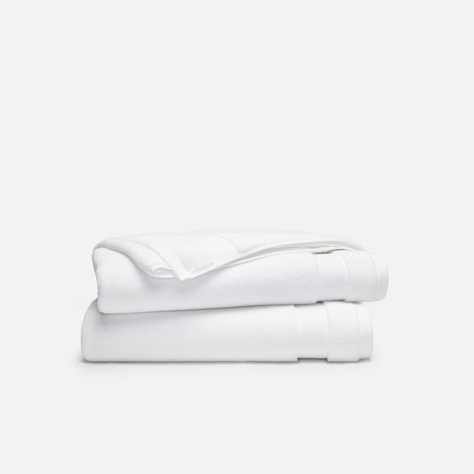 Super-Plush Turkish Cotton Bath Towels Set of 2