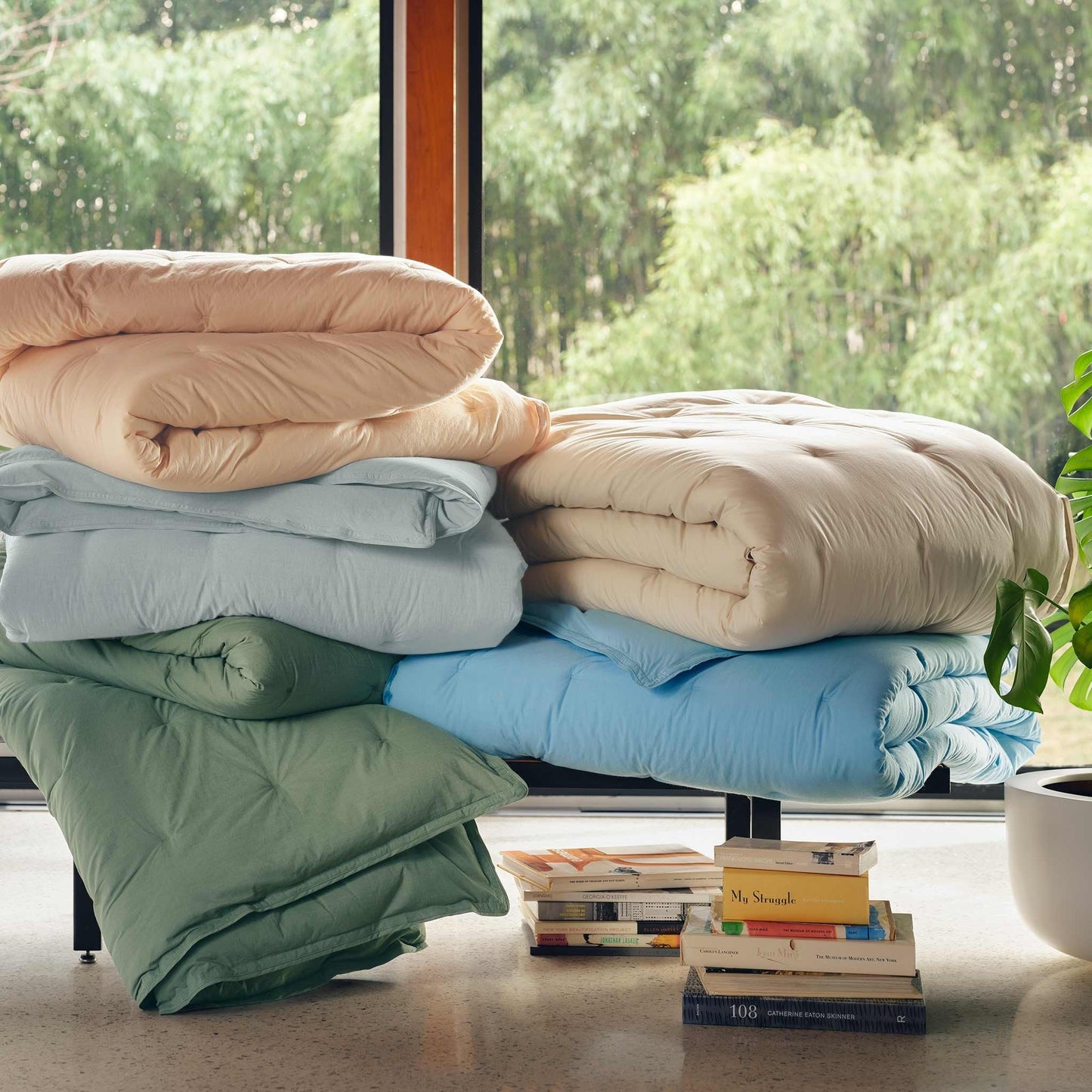 Washed Classic Percale Comforter Set