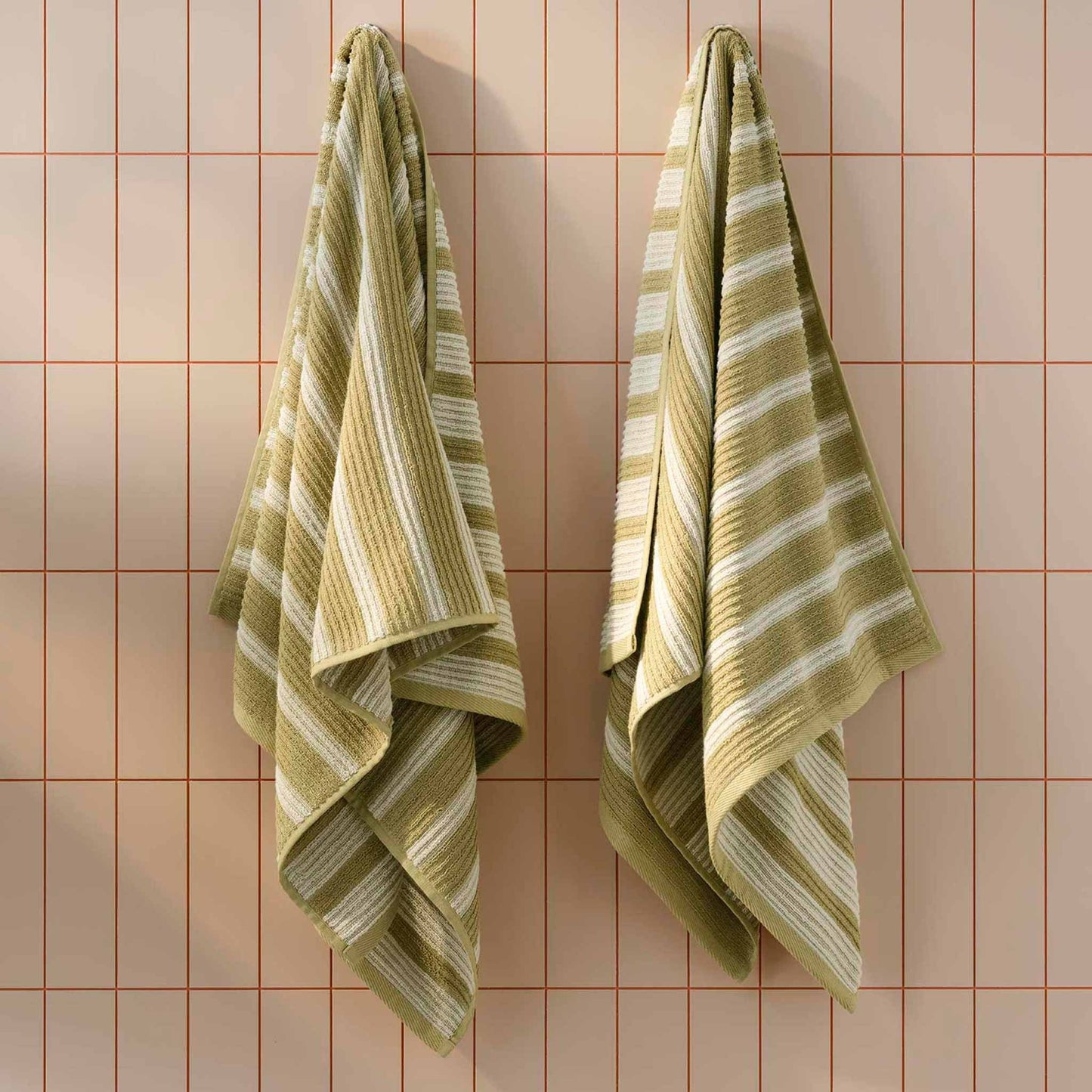 Ribbed Cotton TENCELTM Bath Towel Bundle