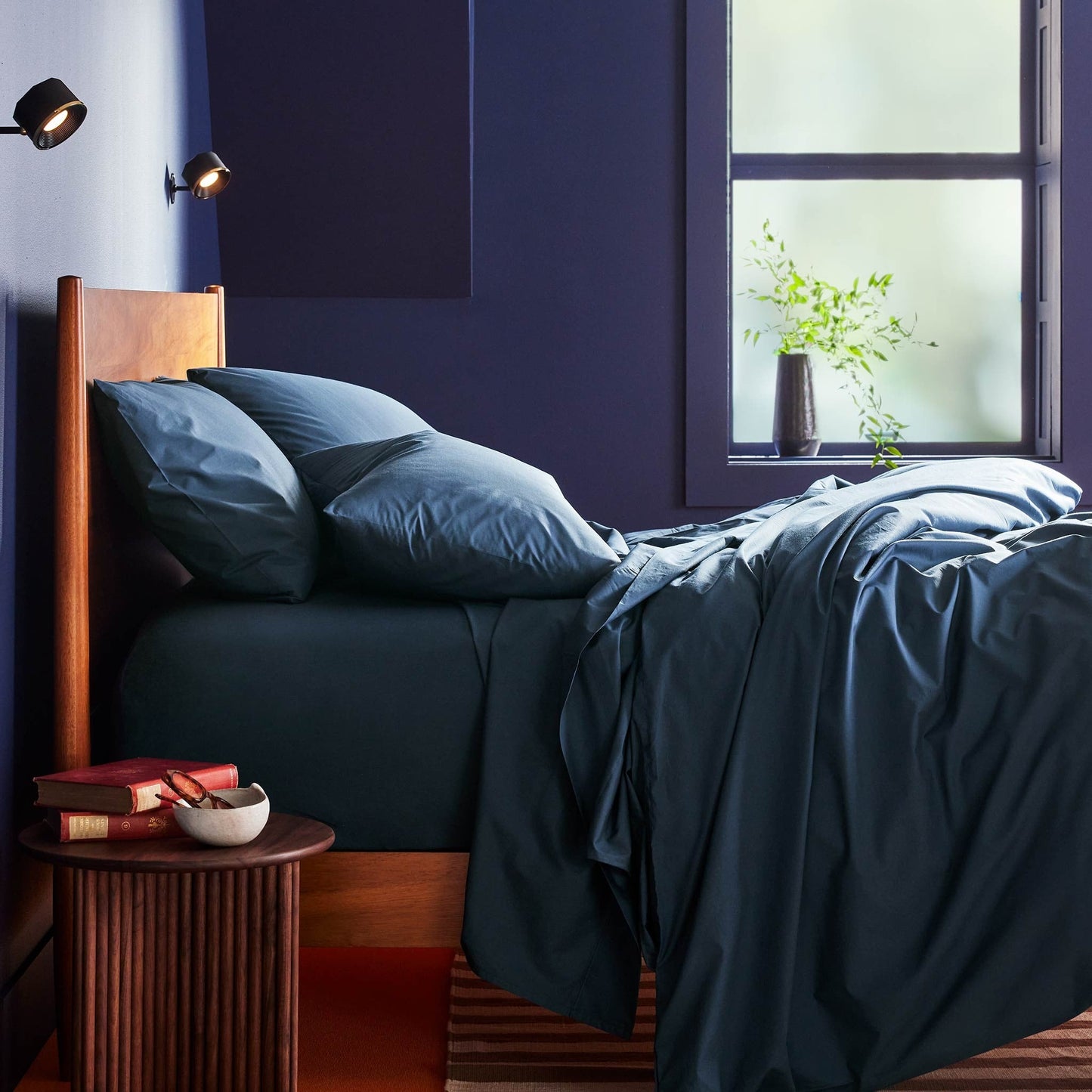 Classic Percale No Flat Sheet Set Bundle