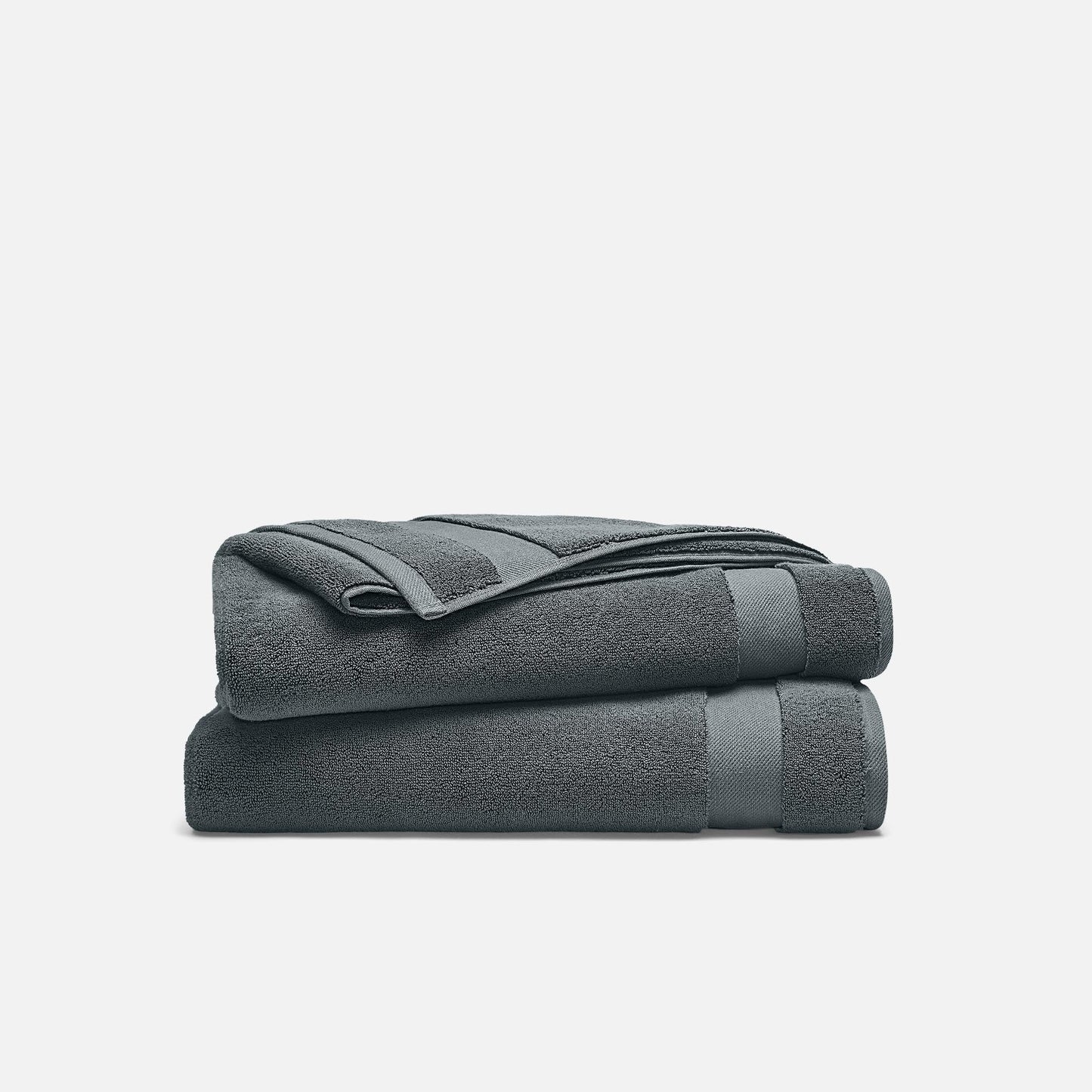 Super-Plush Turkish Cotton Bath Towels Set of 2