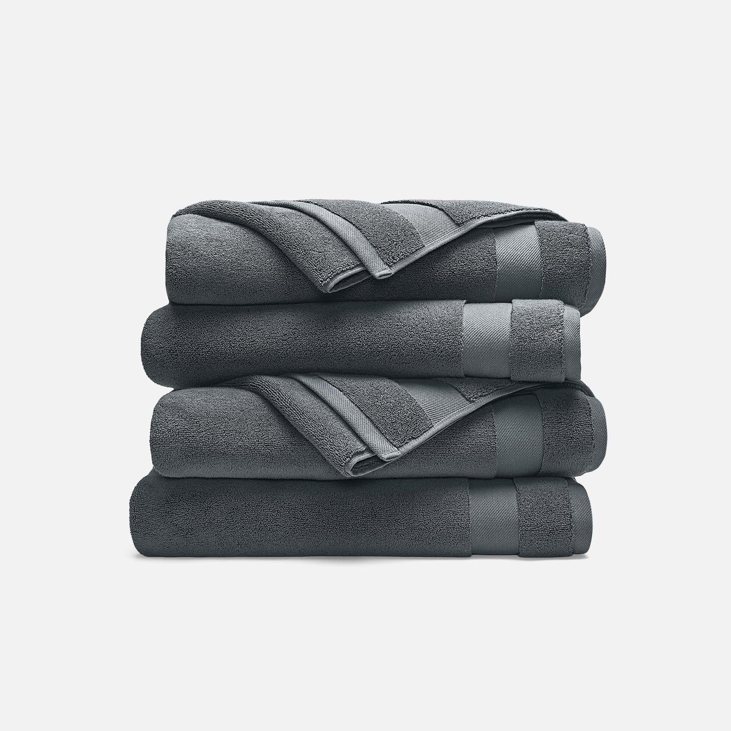 Super-Plush Set of 4 Bath Towel Bundle