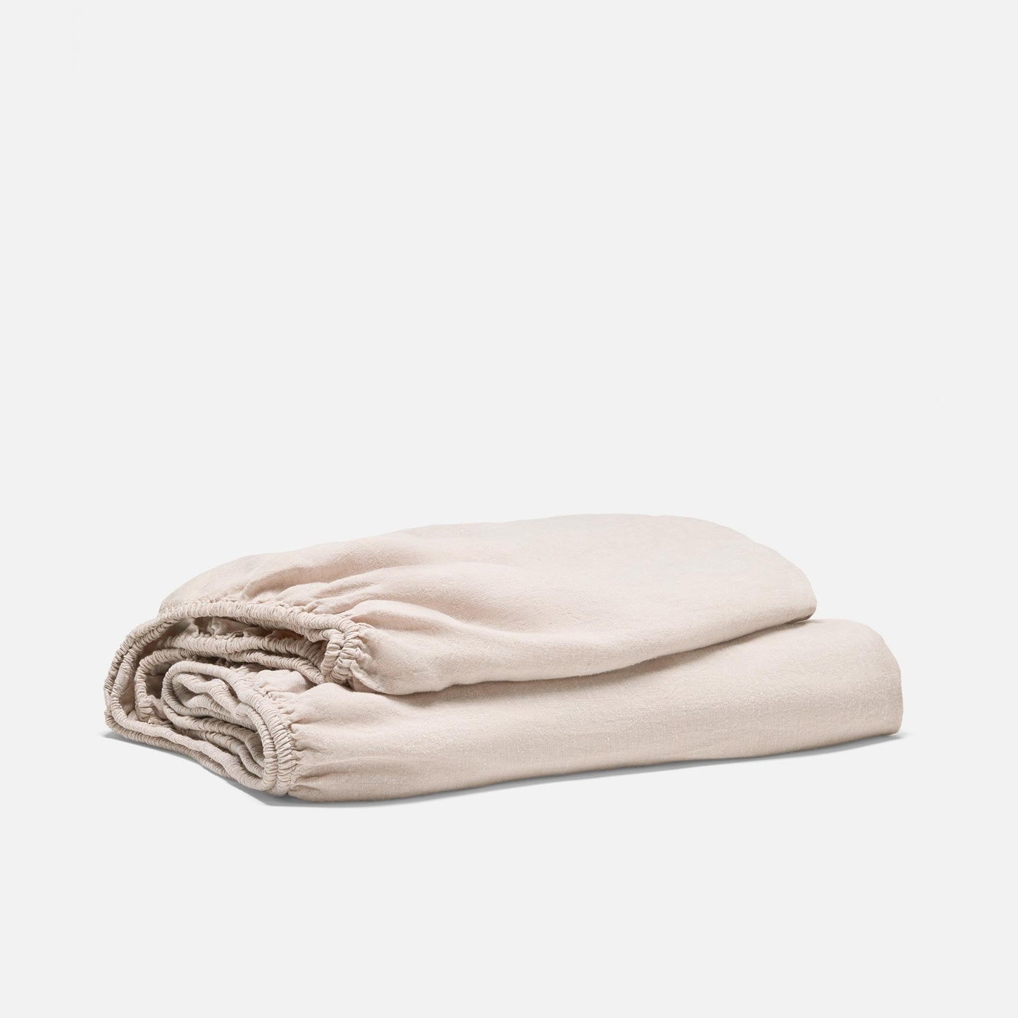 Washed European Linen Fitted Sheet
