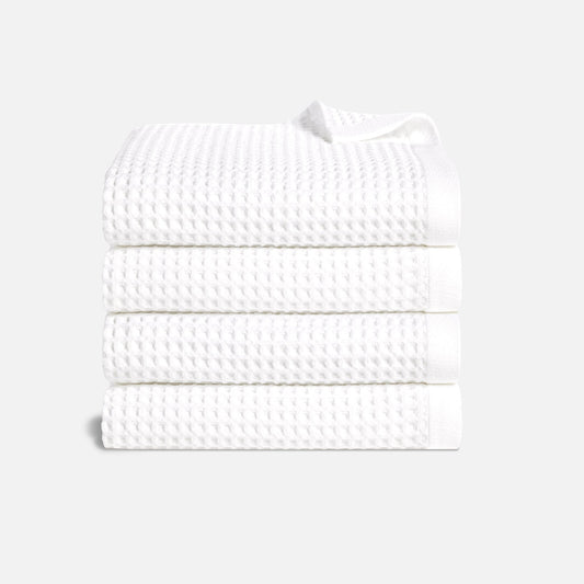 Dreamweave Waffle Set of 4 Bath Towel Bundle