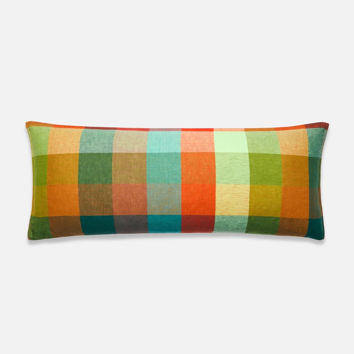 Washed European Linen Lumbar Pillow Cover