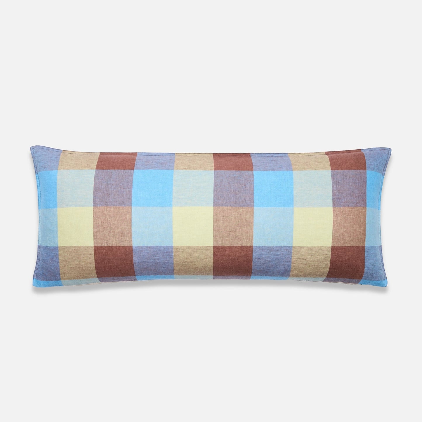 Washed European Linen Lumbar Pillow Cover