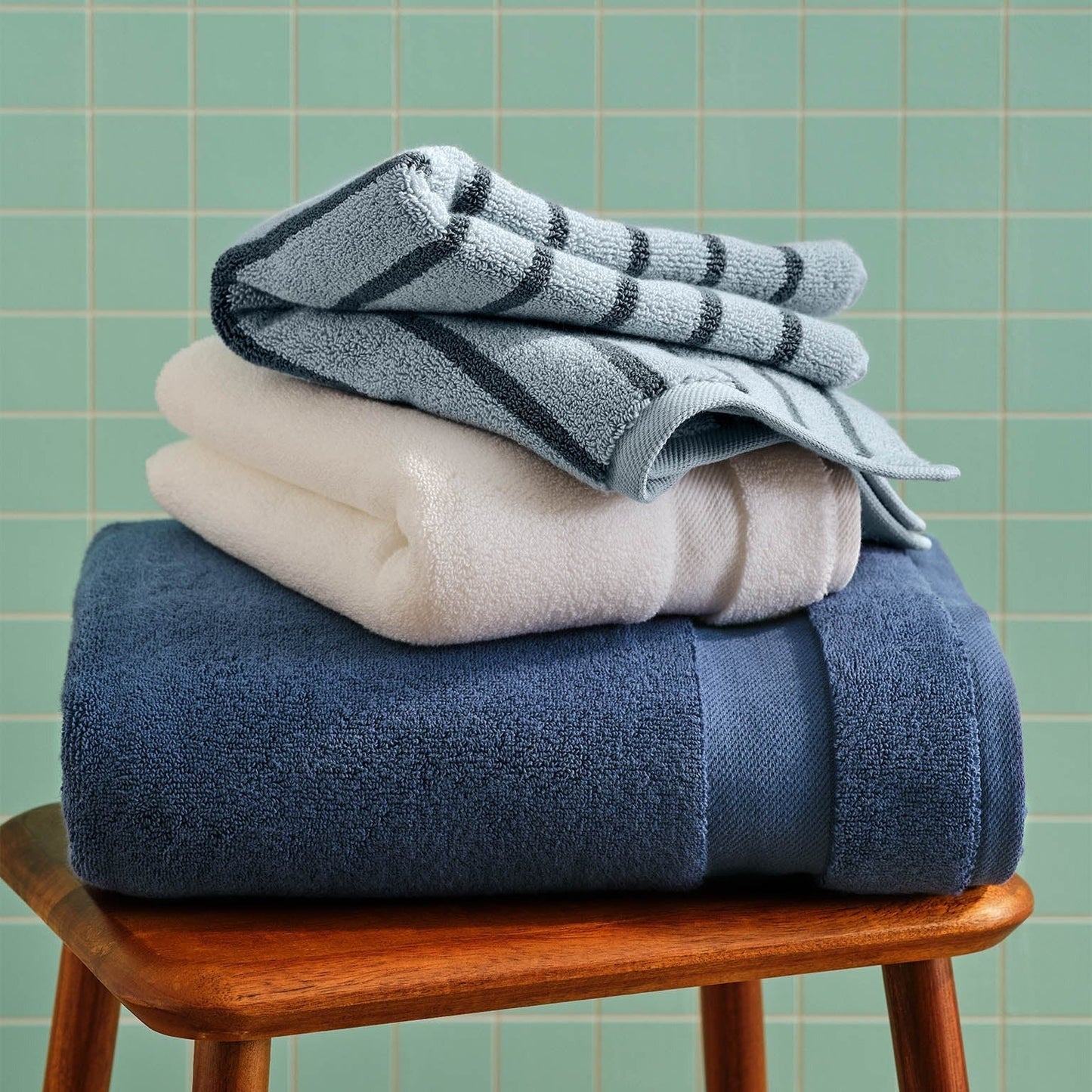 Super-Plush Turkish Cotton Washcloths Set of 2