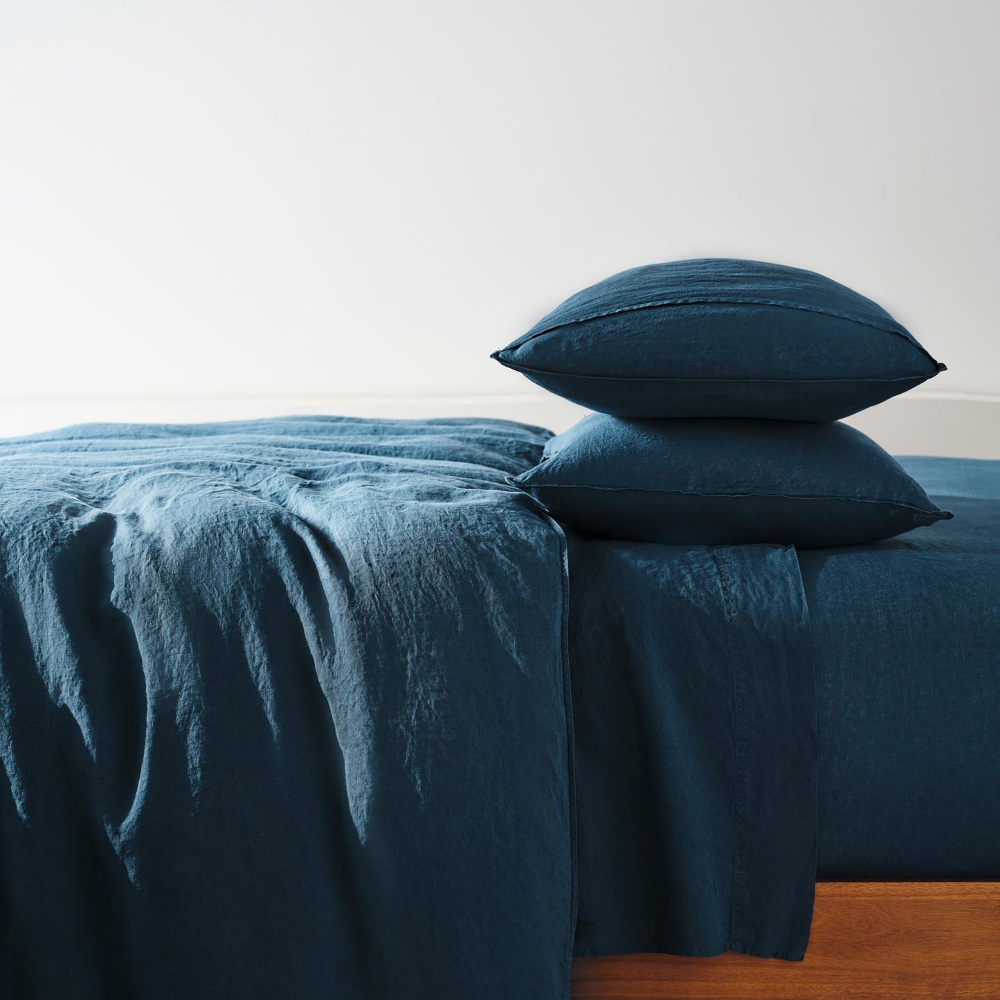 Washed European Linen Duvet Set Bundle